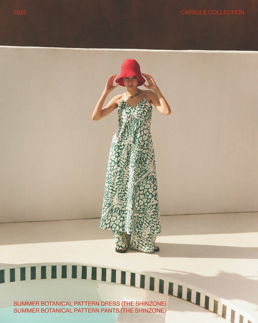 【 NEW ARRIVALS 】SUMMER BOTANICAL PATTERN DRESS & PANTS