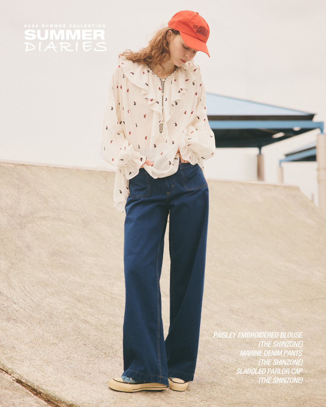 THE SHINZONE☆PAISLEY EMBROIDERED BLOUSE☆ NEW ARRIVALS】