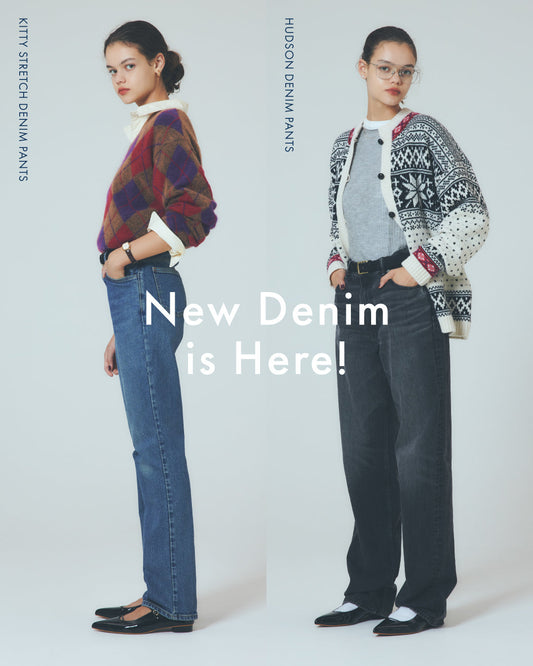 “NEW Denim is Here” 秋冬注目の新作デニムをピックアップ !