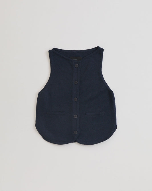 【EXCLUSIVE COLOR】CORDERA BOAT NECK WAISTCOAT