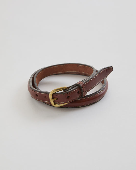 TORY LEATHER 3/4 inch Raisecd Belt