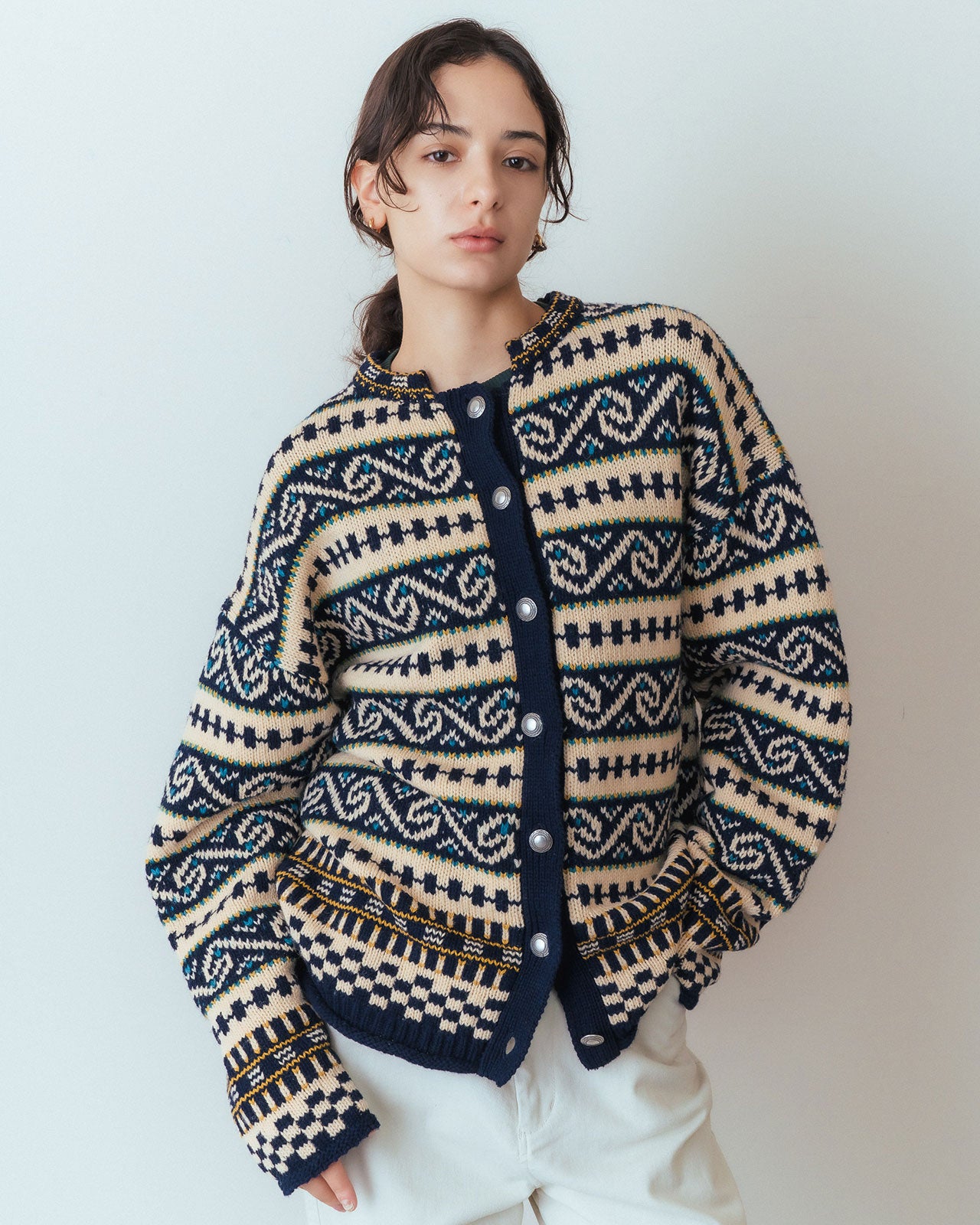 FAIR ISLE KNIT CARDIGAN