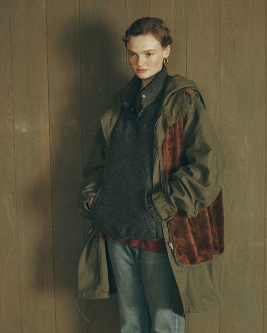 SNAP FLEECE PULLOVER