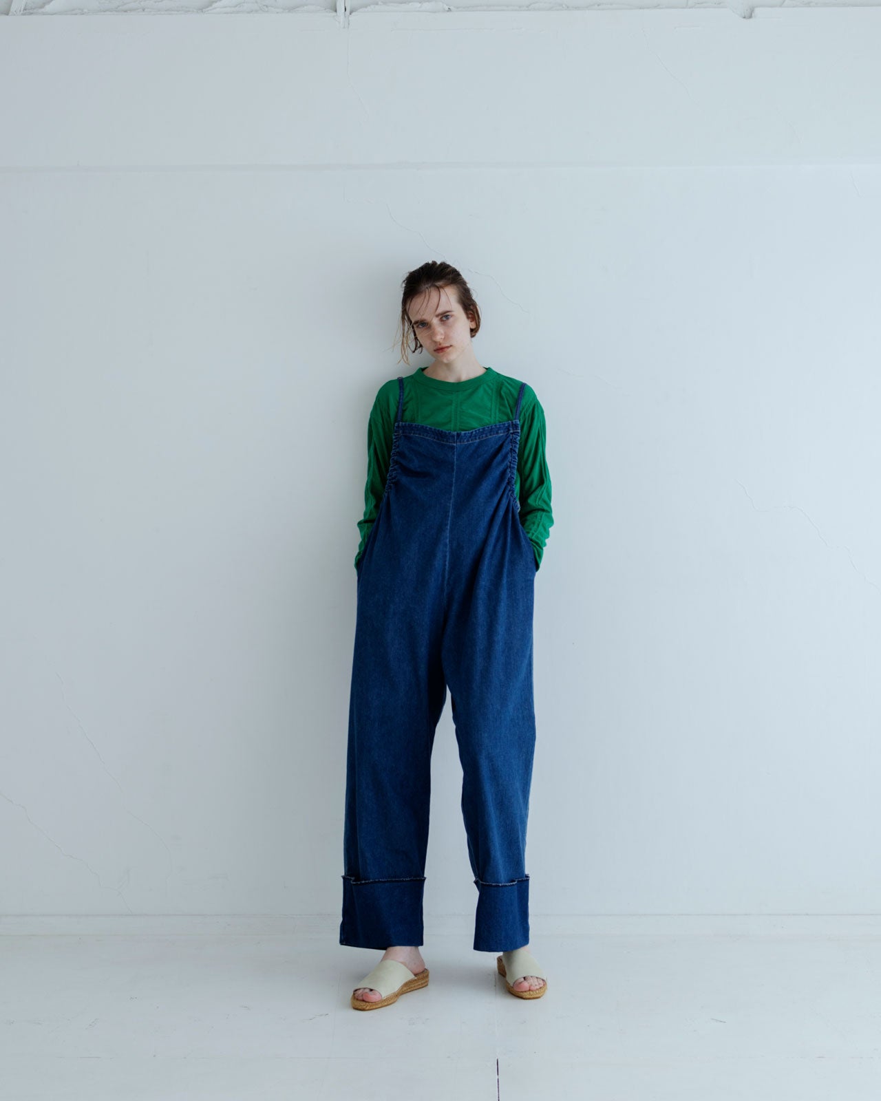 MEYAME】DENIM GATHERED ALL IN ONE – Shinzone