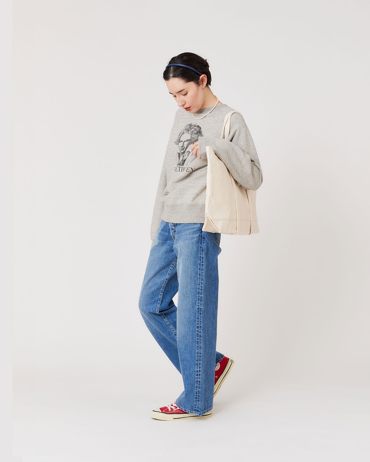 AMIACALVA WASHED CANVAS 6POCKETS TOTE