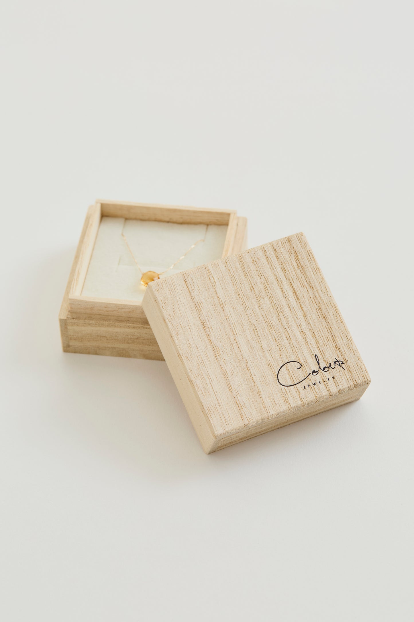 COLORED STONE EARRINGS (citrine)