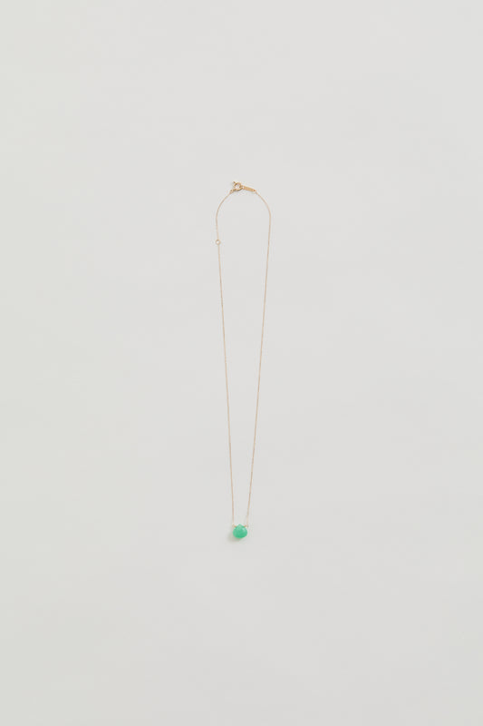 COLORED STONE NECKLACE (Chrysoprase)