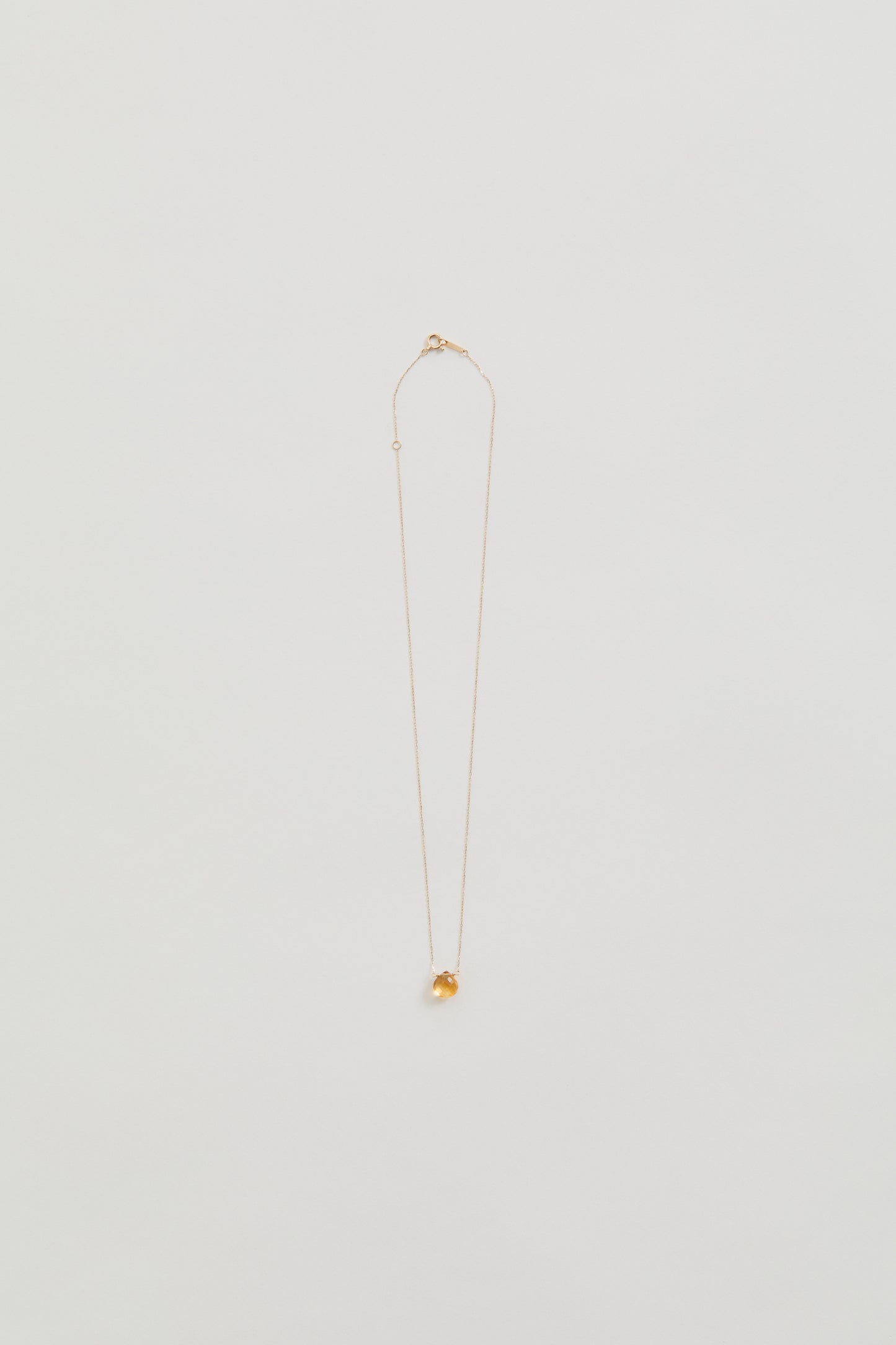 COLORED STONE NECKLACE (citrine)