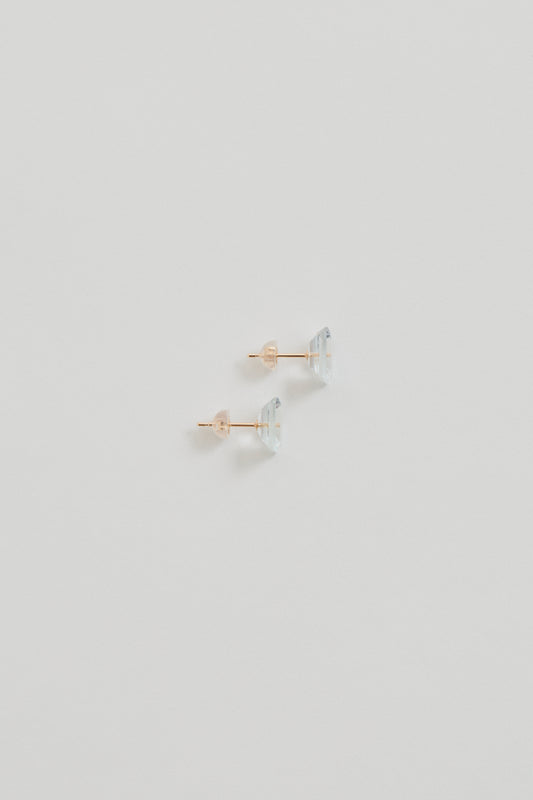 COLORED STONE EARRINGS (London Blue Topaz)