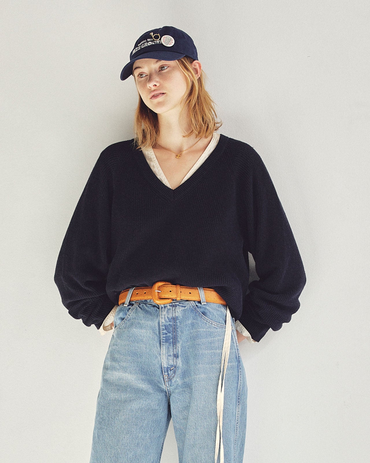 THE SHINZONE シンゾーン ボリューム Ｖネック ニット THE SHINZONE（ザ シンゾーン） ザ シンゾーン Vネックニット WOOL