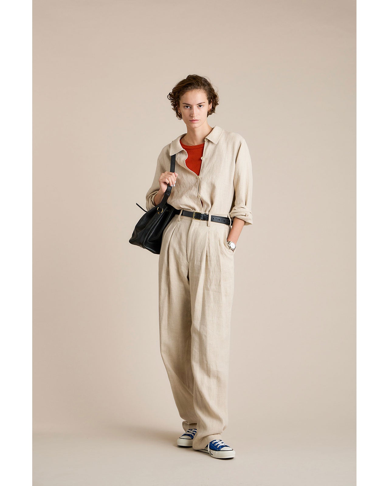 LINEN SHIRT CARDIGAN