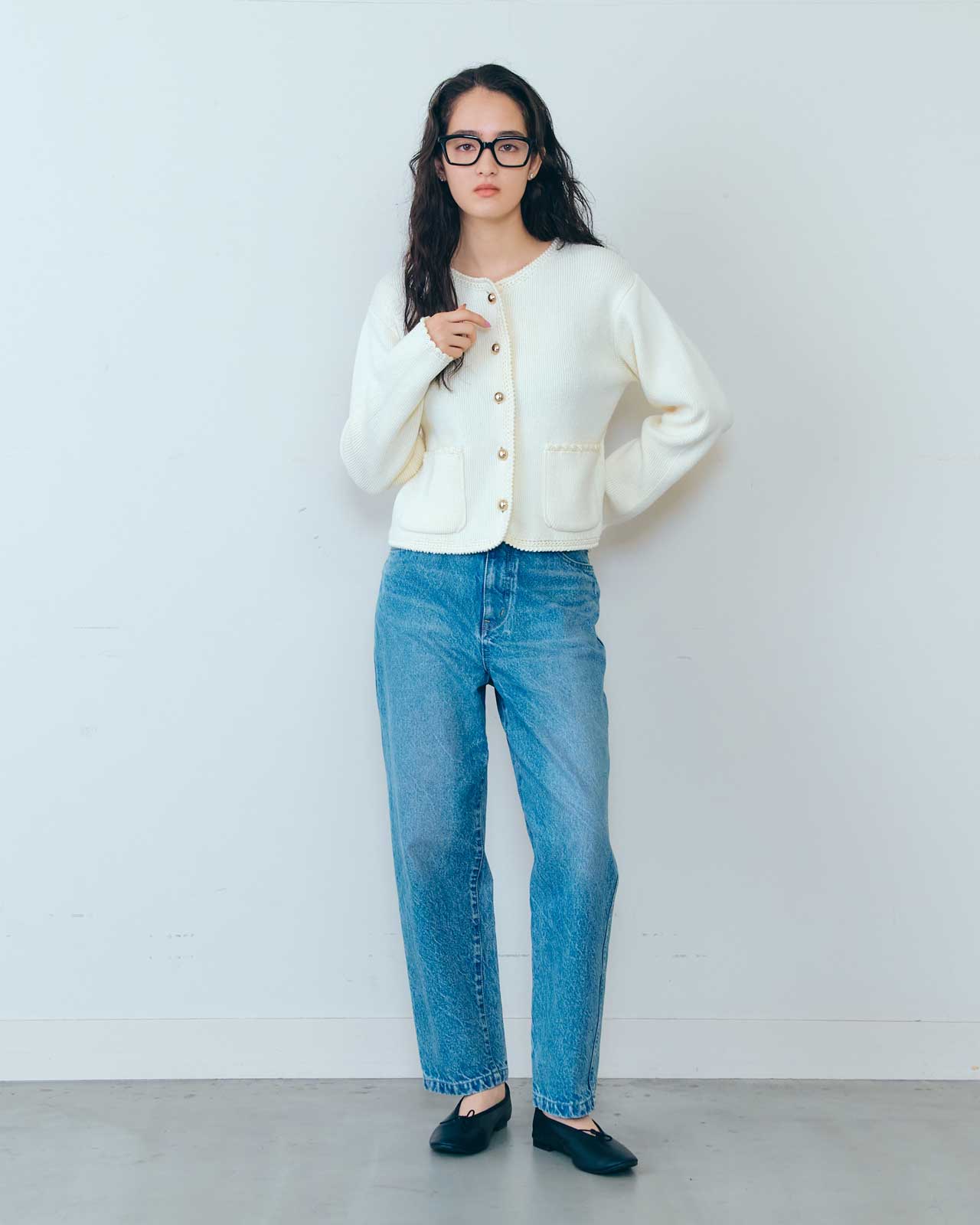 BOUCLE KNIT JACKET