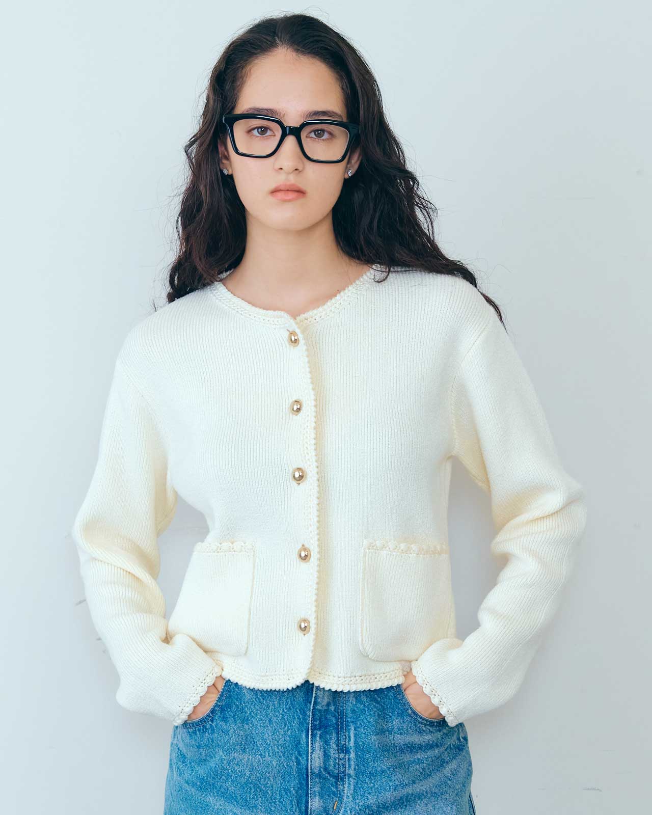 BOUCLE KNIT JACKET