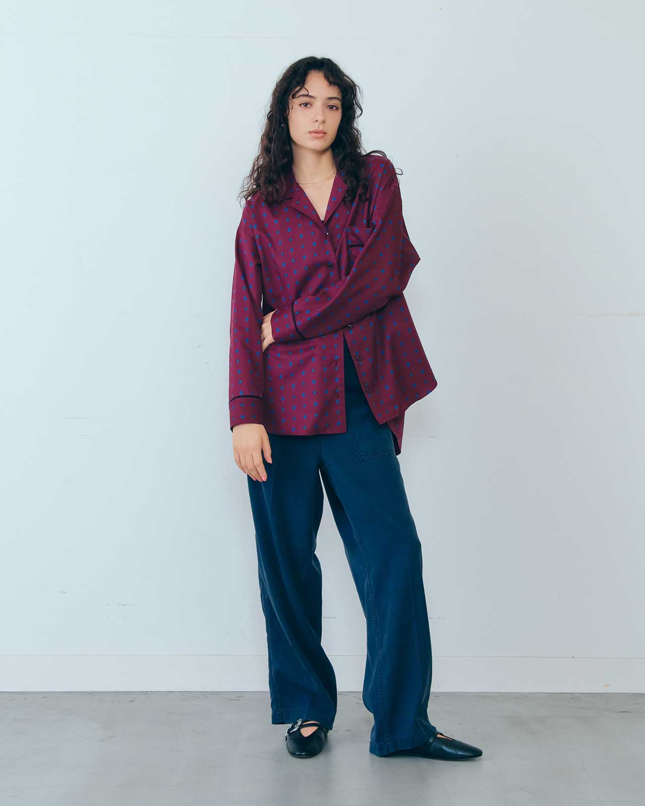 CARPET PATTERNED PYJAMA SHIRT