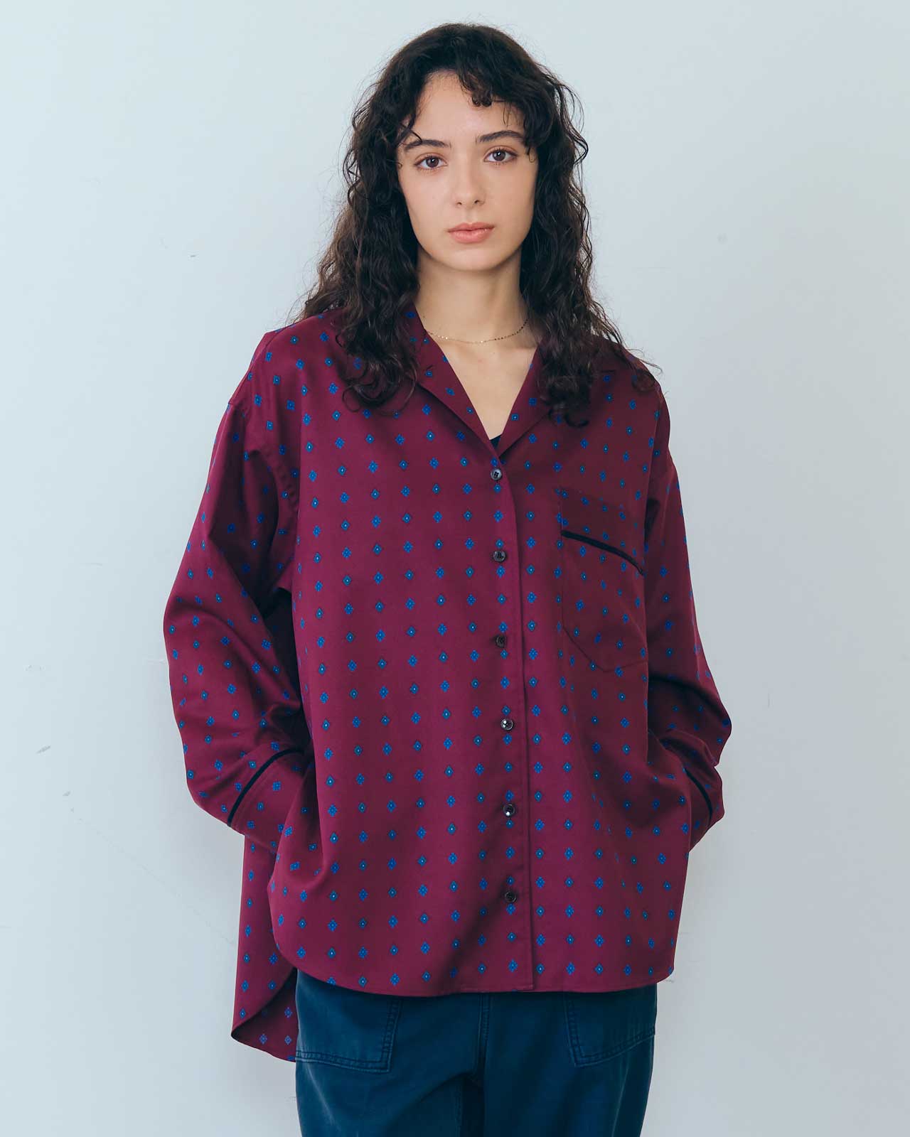 CARPET PATTERNED PYJAMA SHIRT