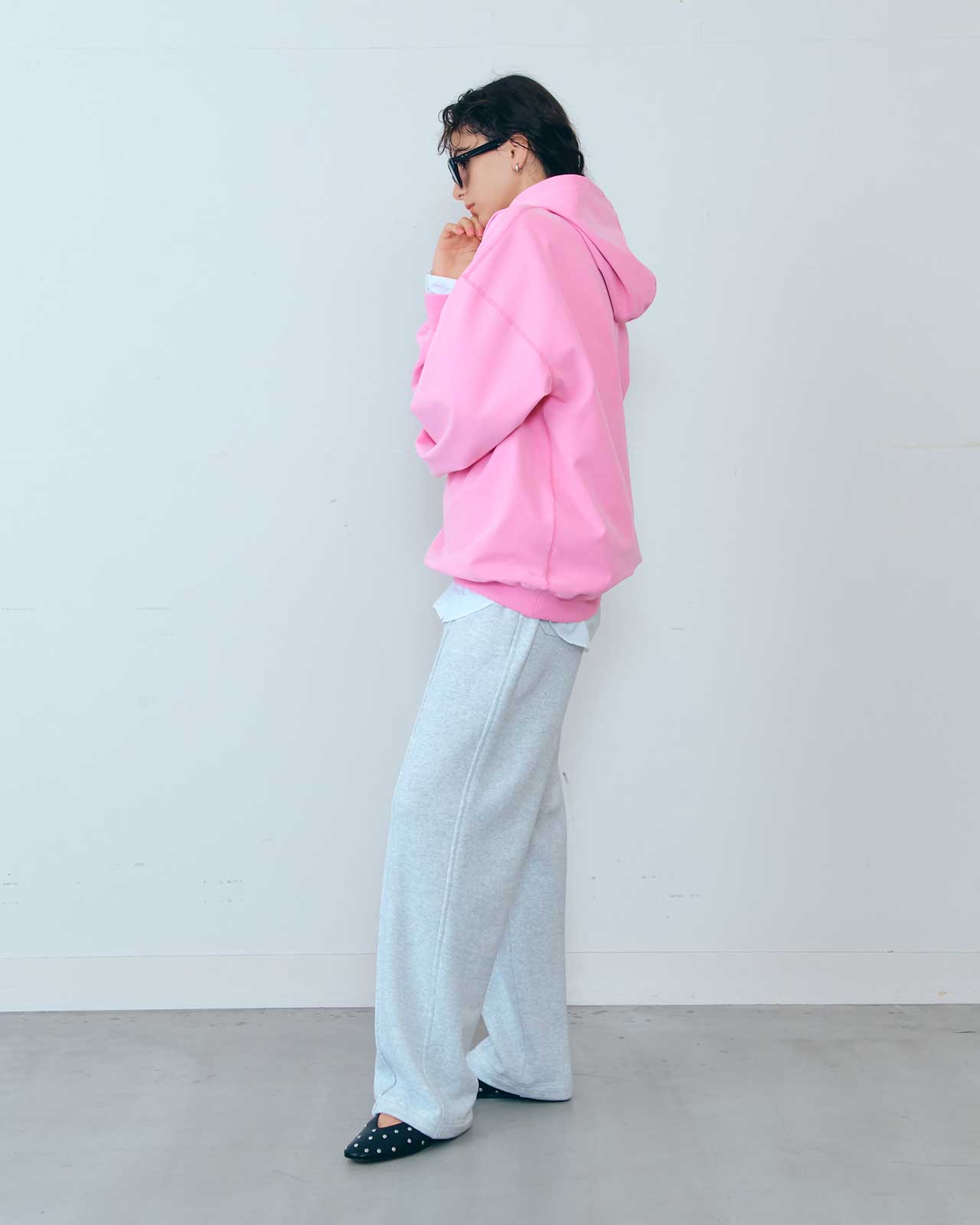 FIBRIL TWILL JERSEY HOODIE