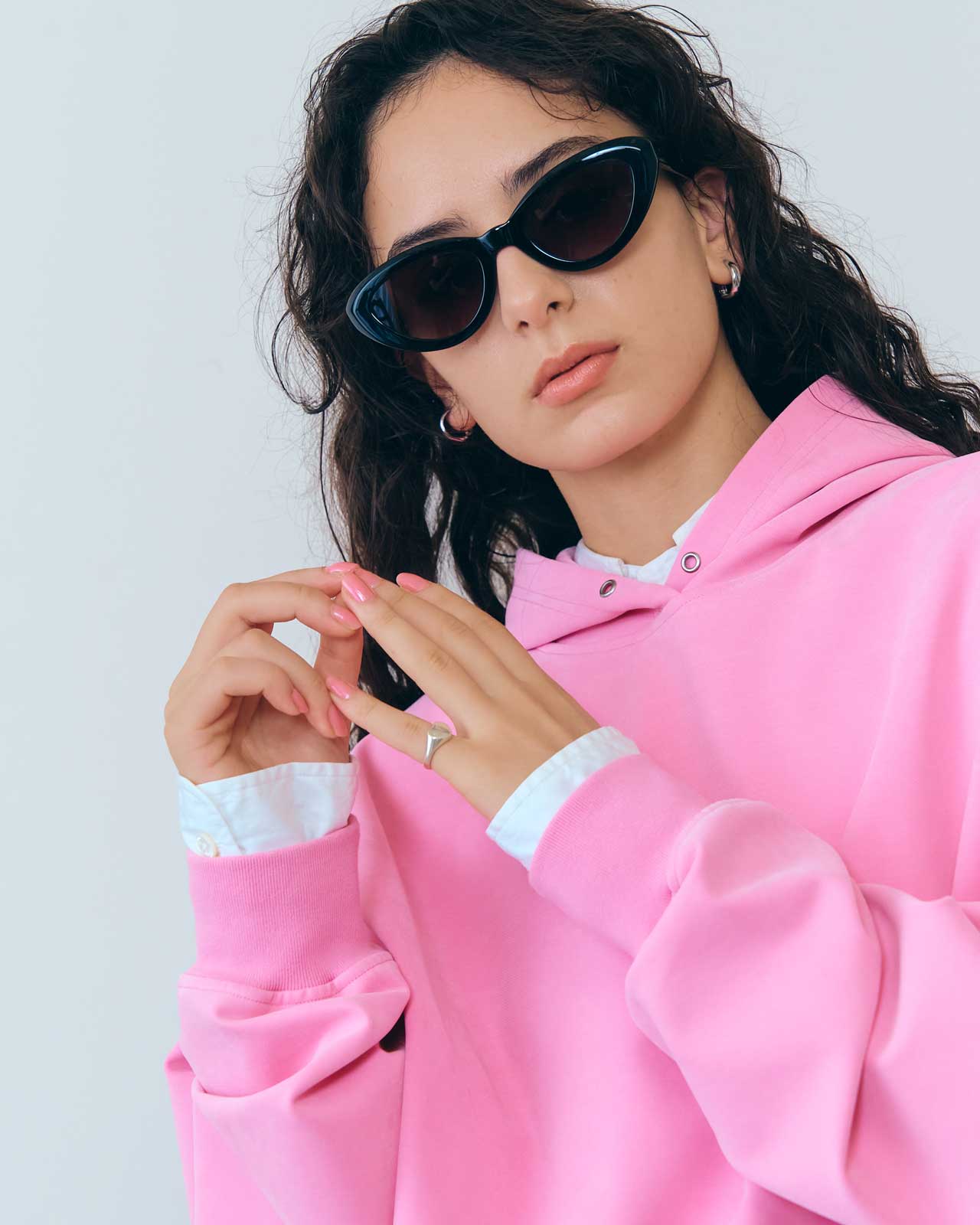 FIBRIL TWILL JERSEY HOODIE