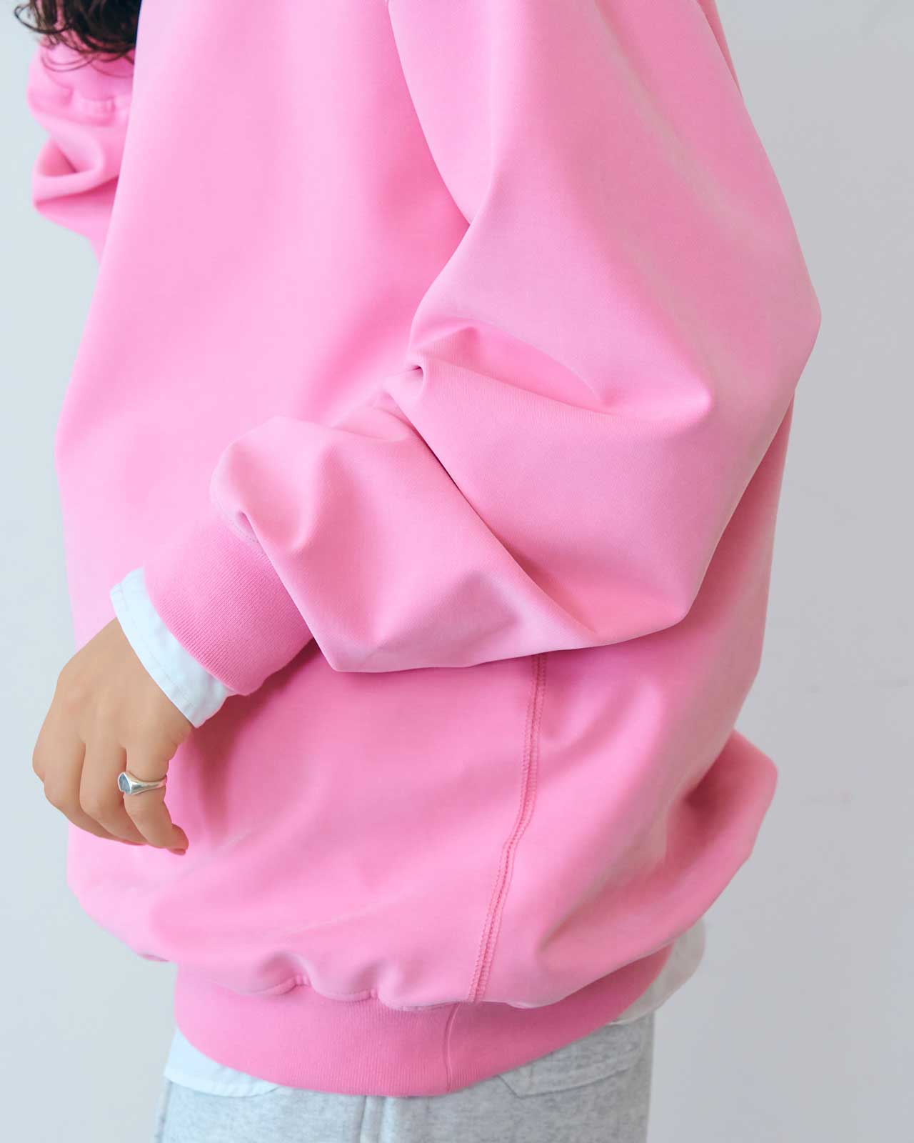 FIBRIL TWILL JERSEY HOODIE