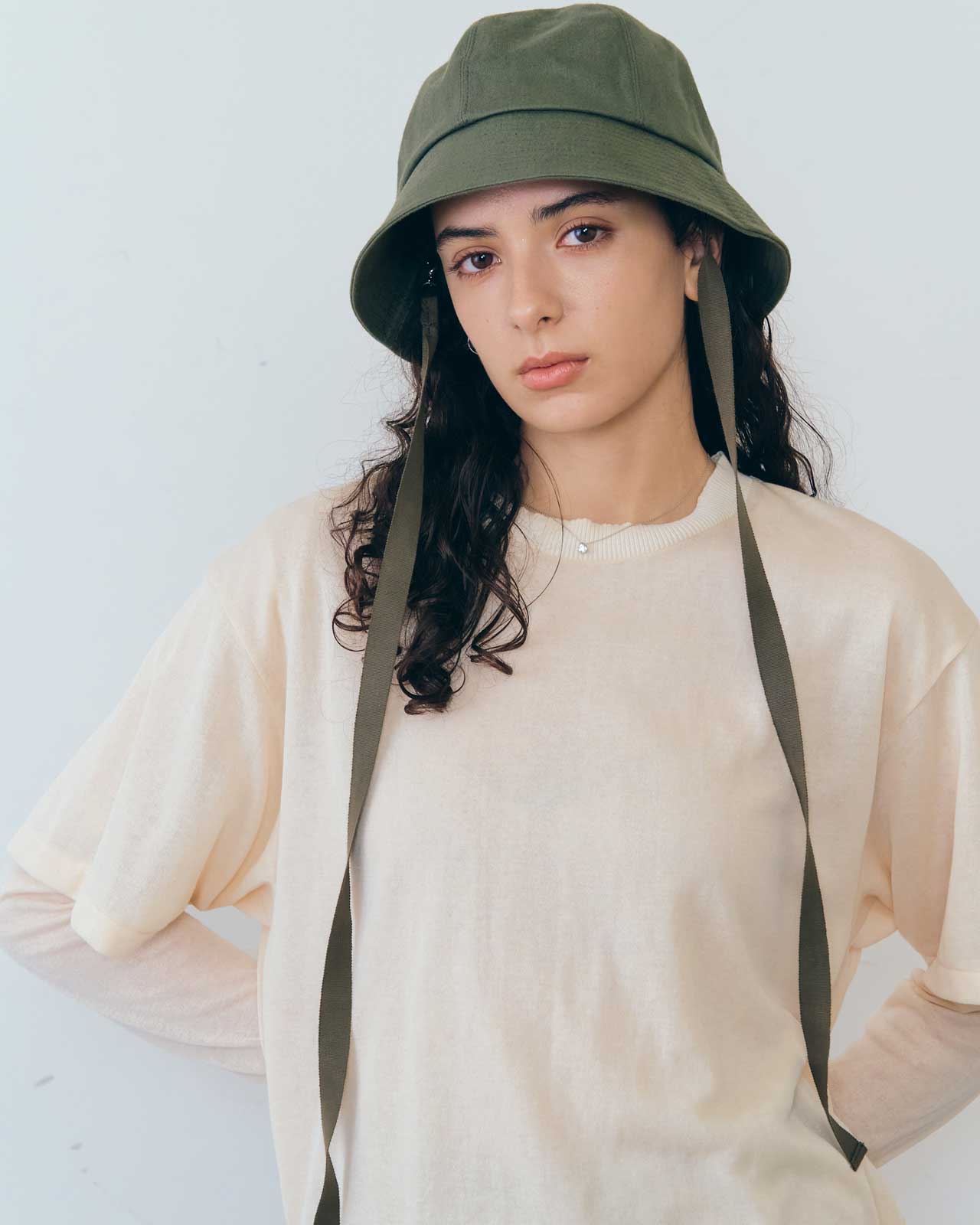 SHEER GAUZE HALF SLEEVE TEE