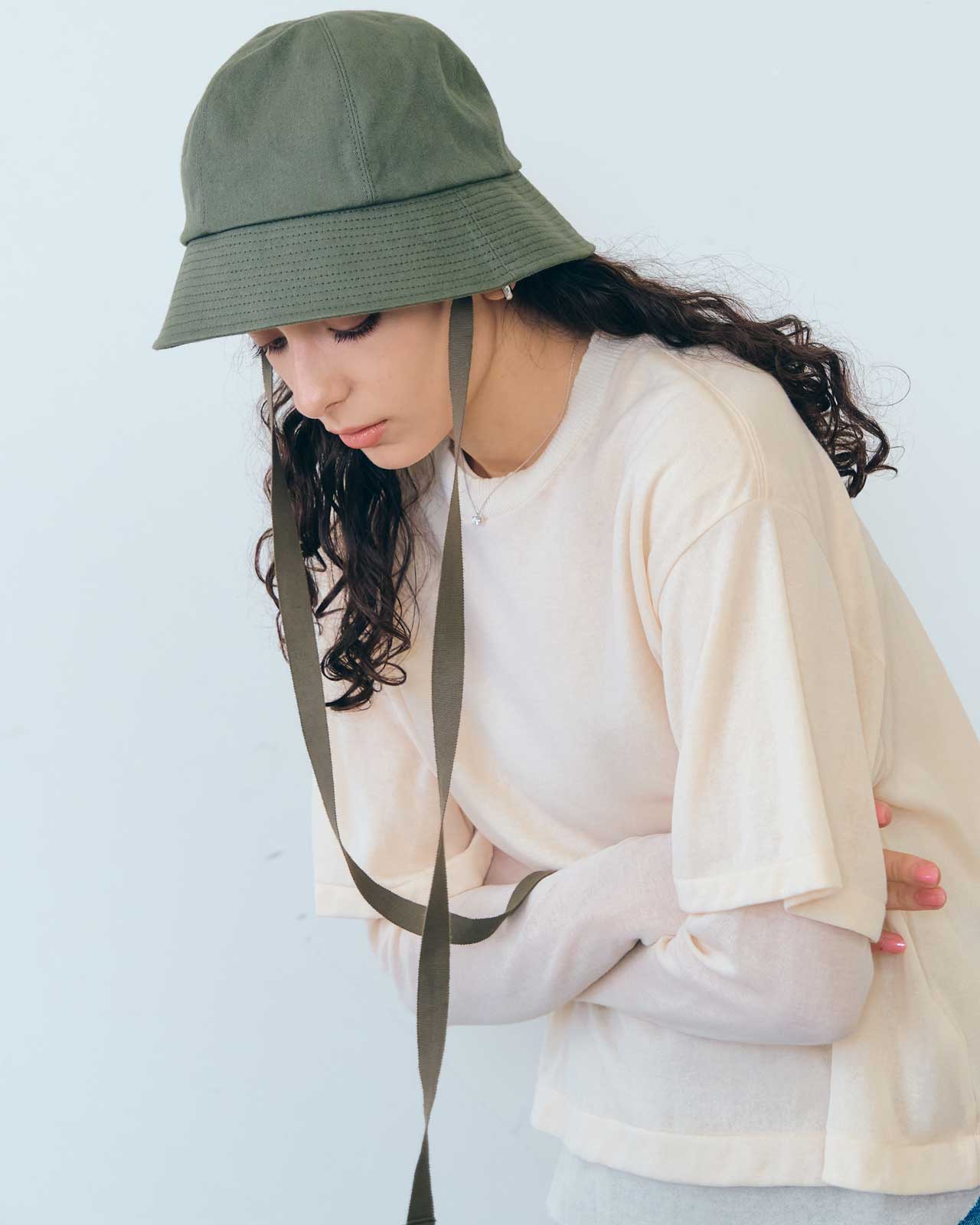 SHEER GAUZE HALF SLEEVE TEE