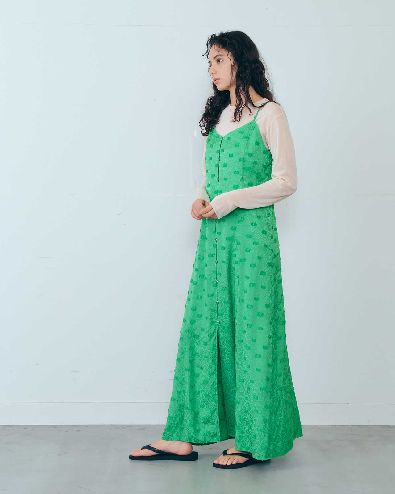 SIMON DOTS JACQUARD DRESS