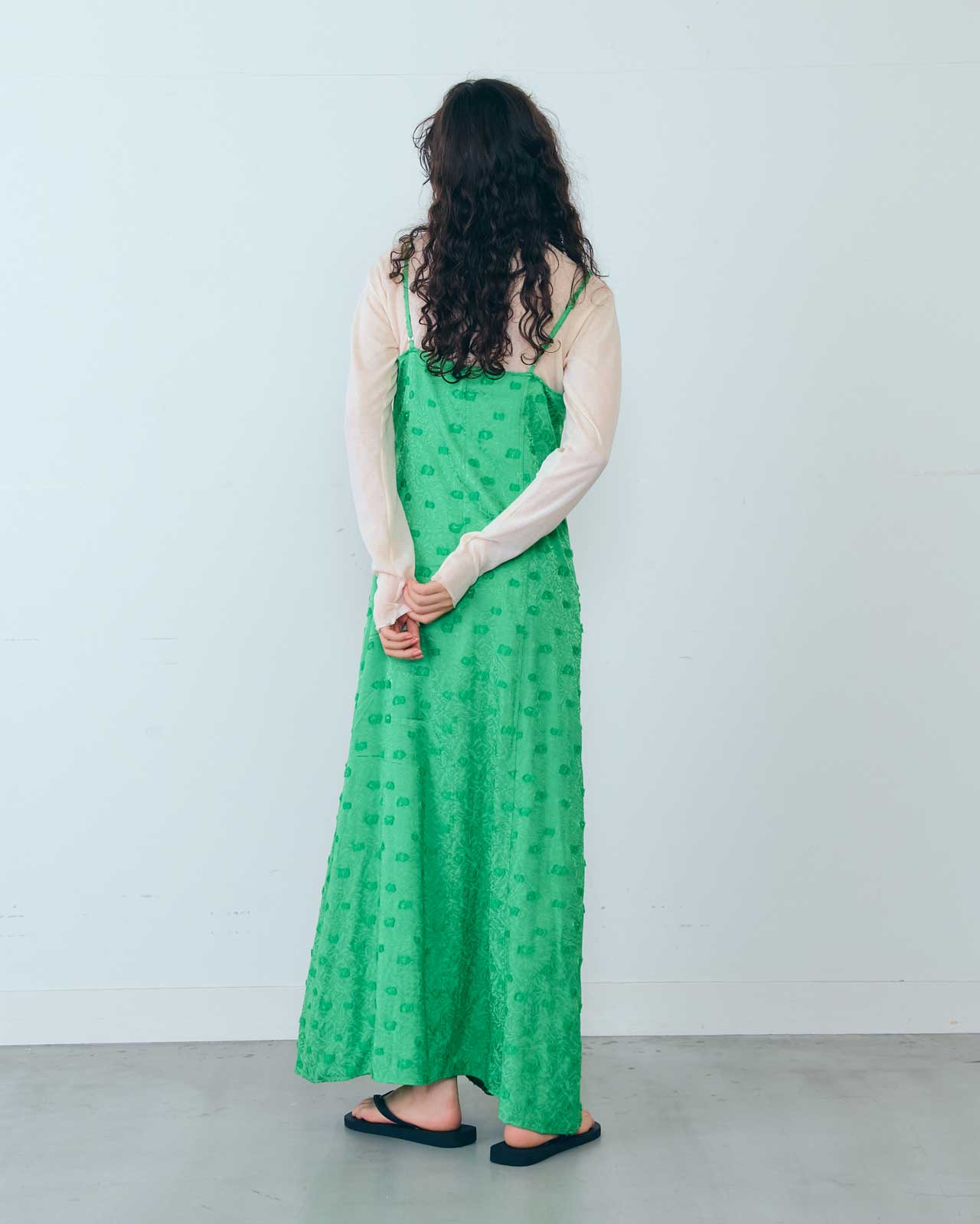 SIMON DOTS JACQUARD DRESS