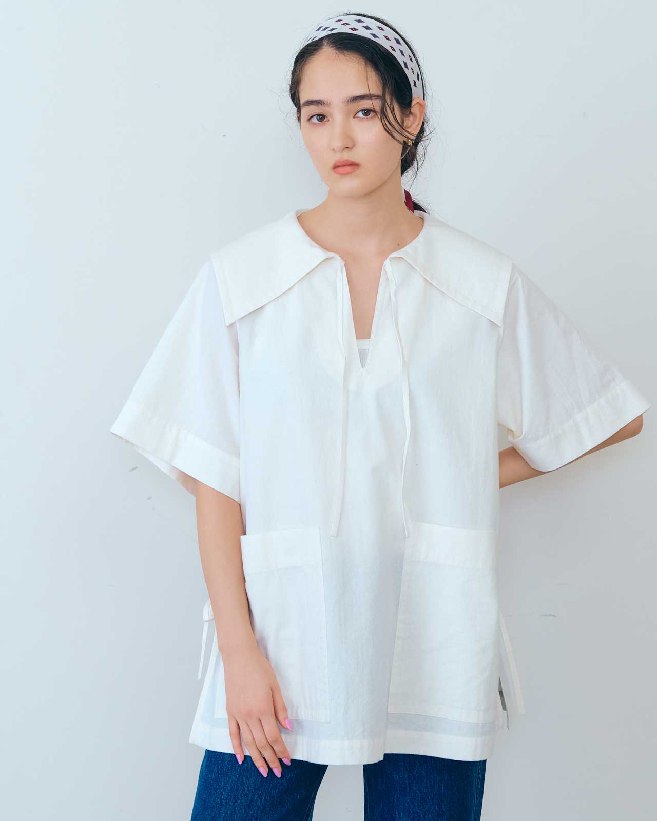 BANDANA PRINTED NARROW SCARF