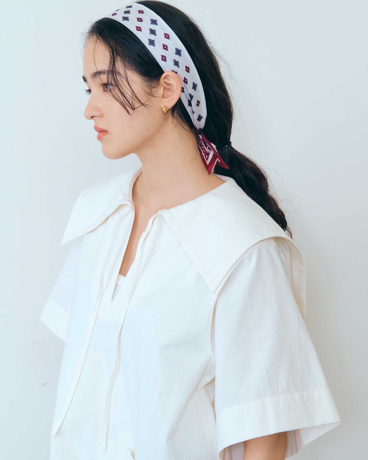 BANDANA PRINTED NARROW SCARF