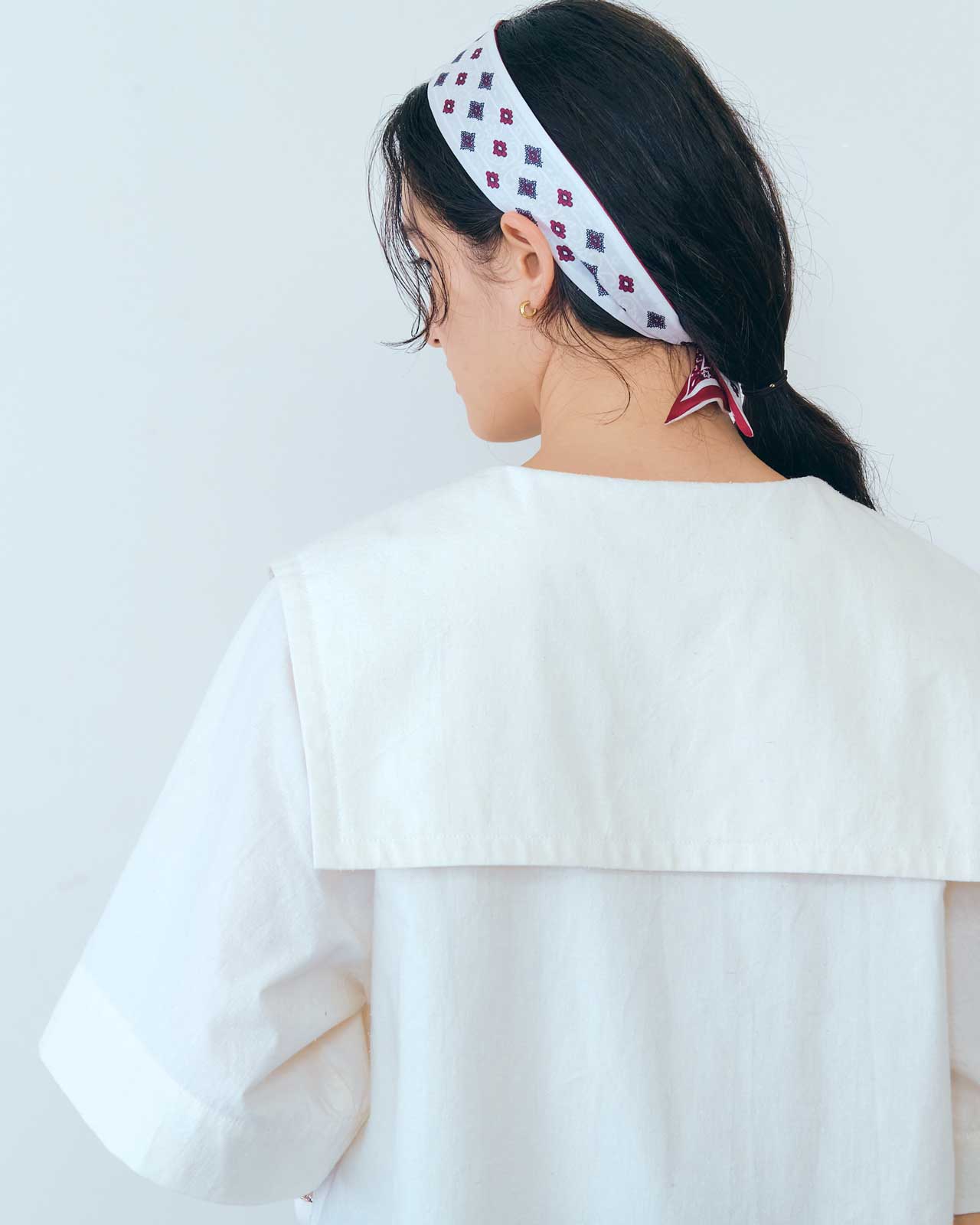 BANDANA PRINTED NARROW SCARF
