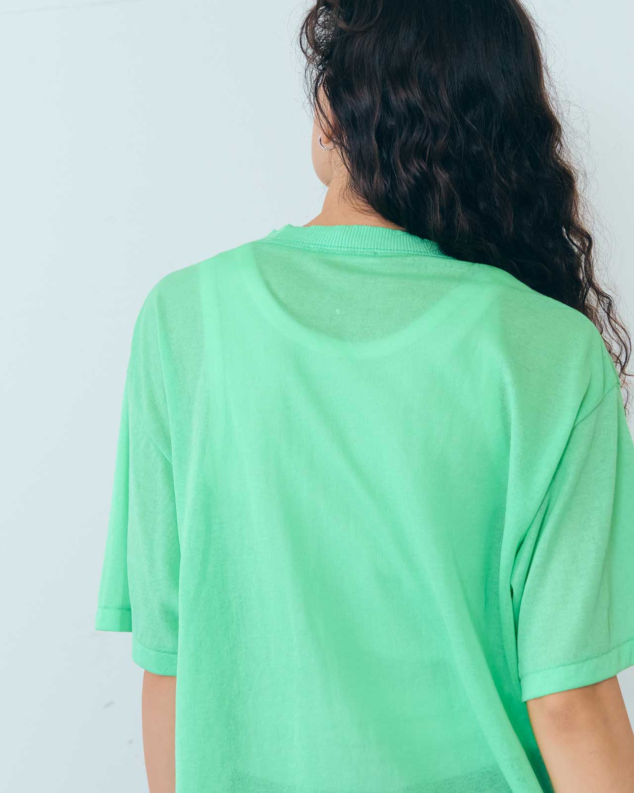 SHEER GAUZE HALF SLEEVE TEE