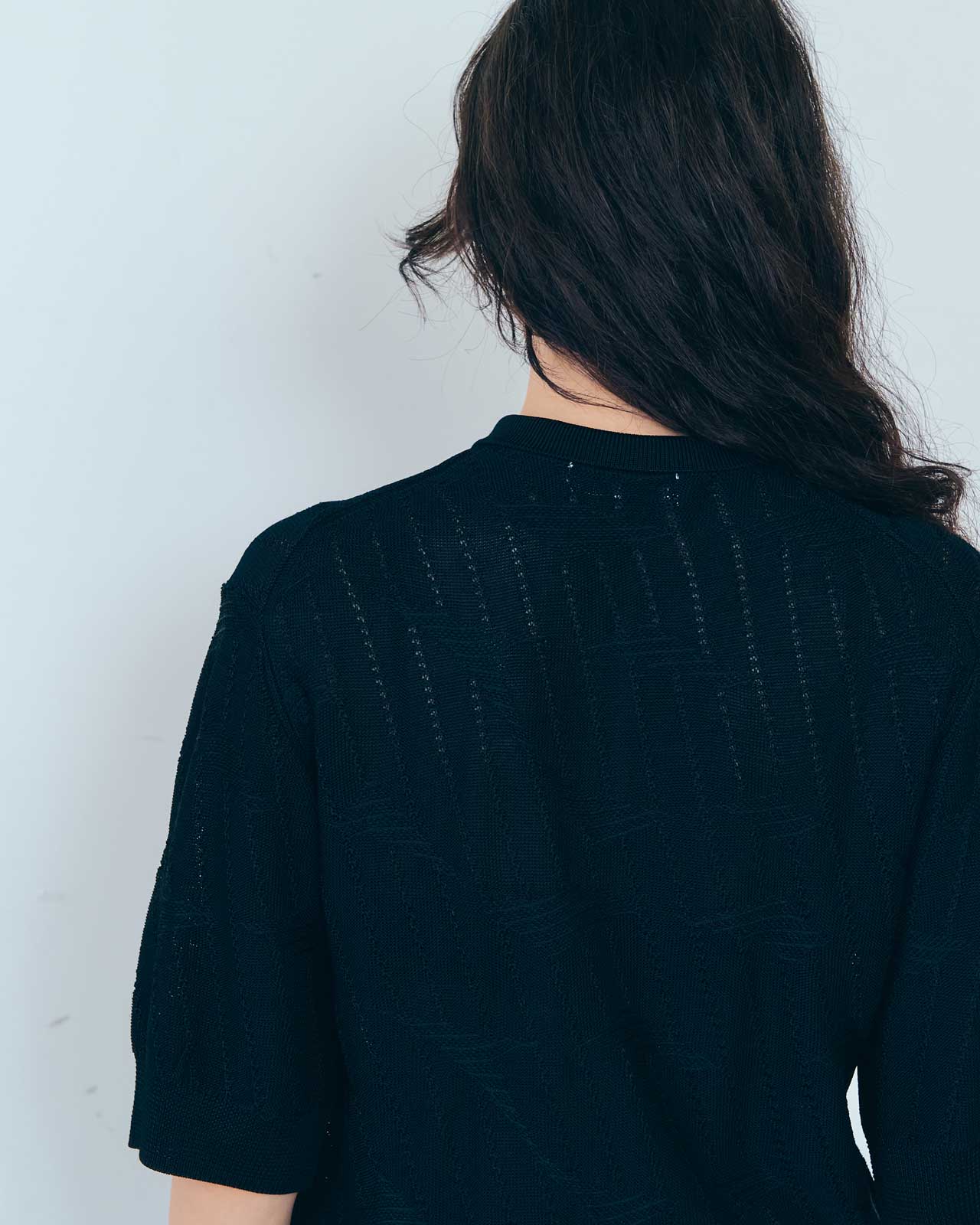 BRIGHT LACE KNIT POLO