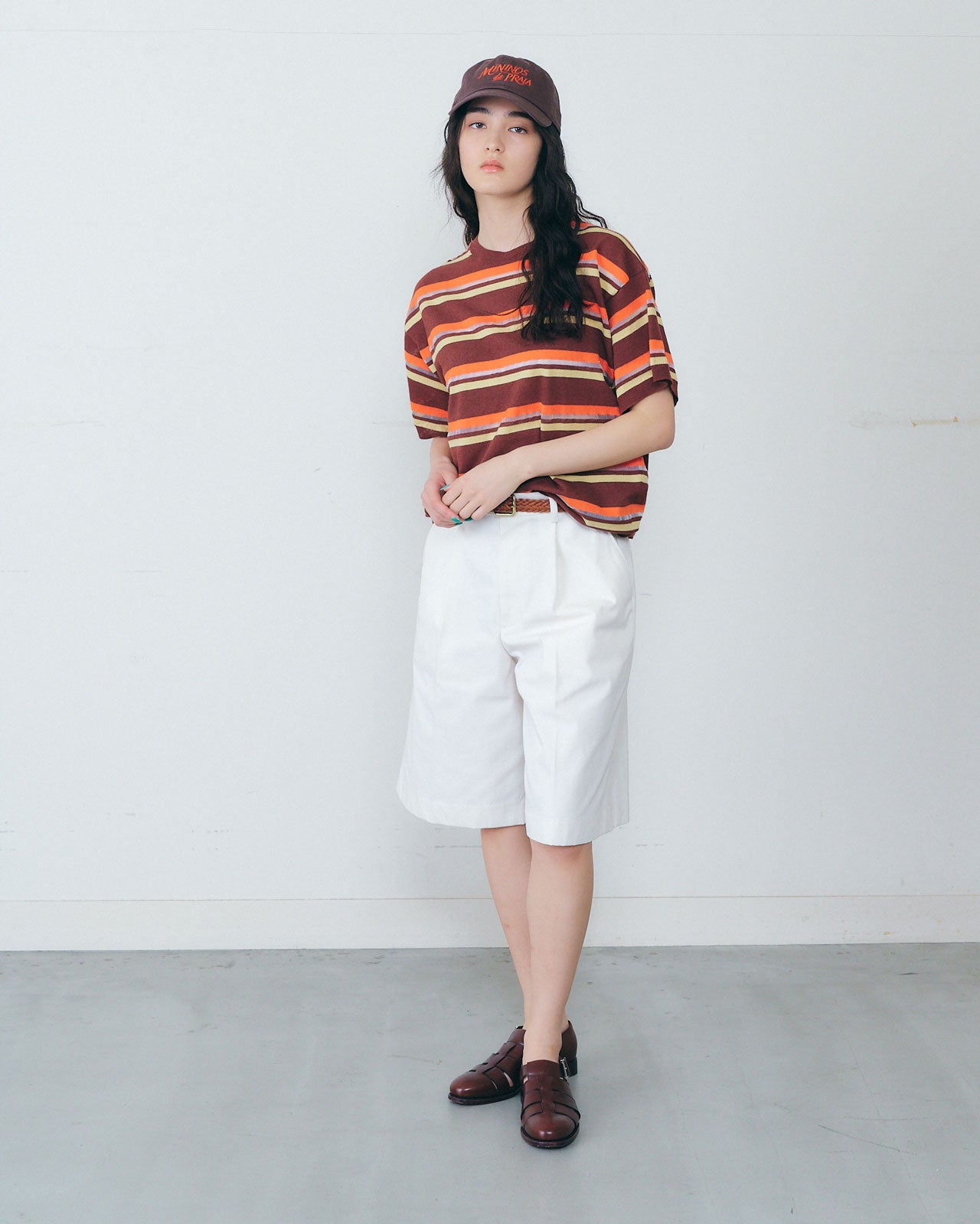 SUMMER GABARDINE HALF PANTS