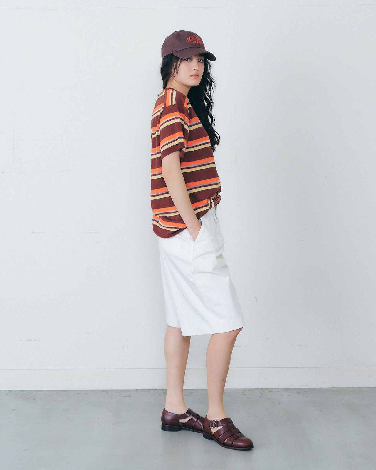 SUMMER GABARDINE HALF PANTS