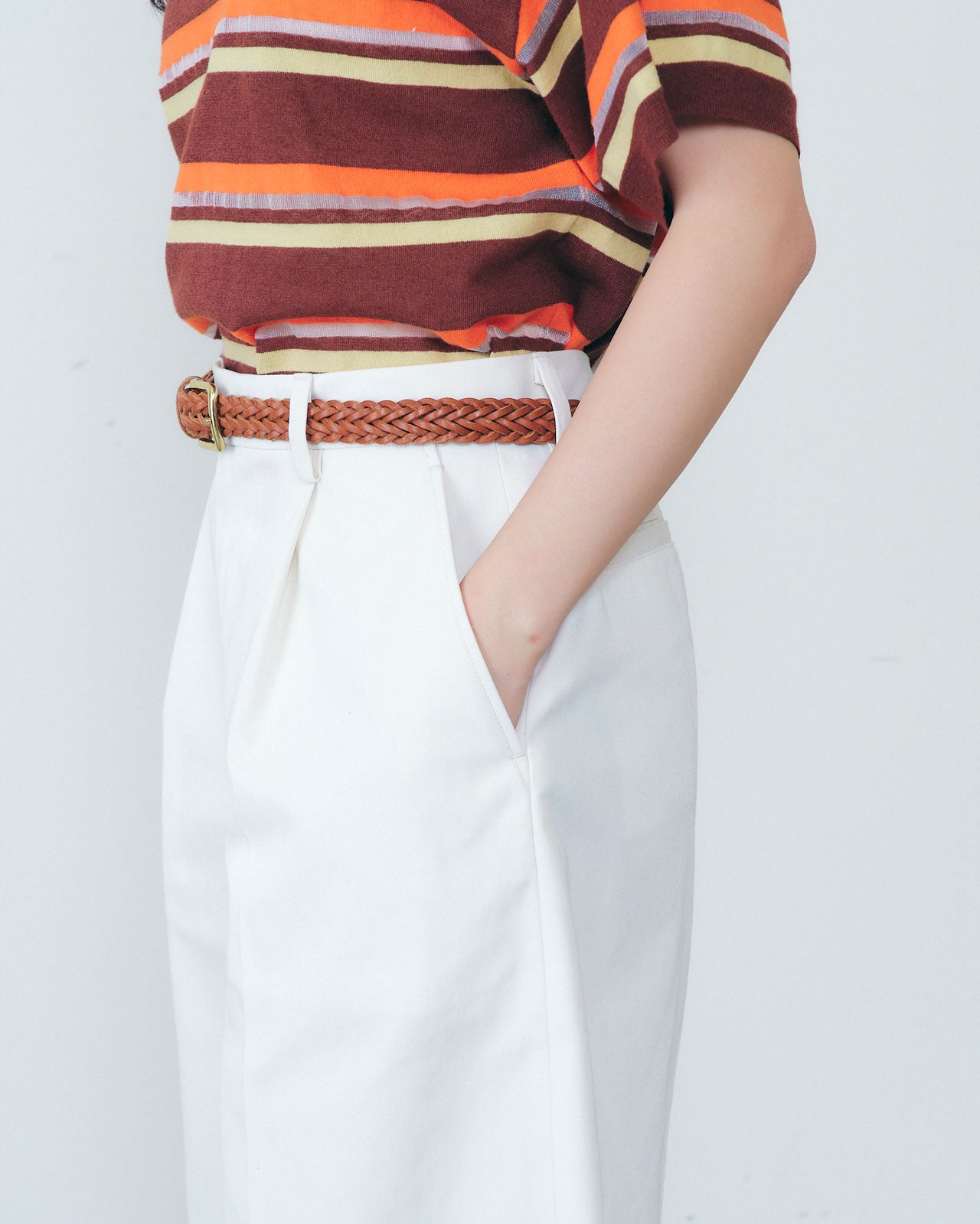 SUMMER GABARDINE HALF PANTS