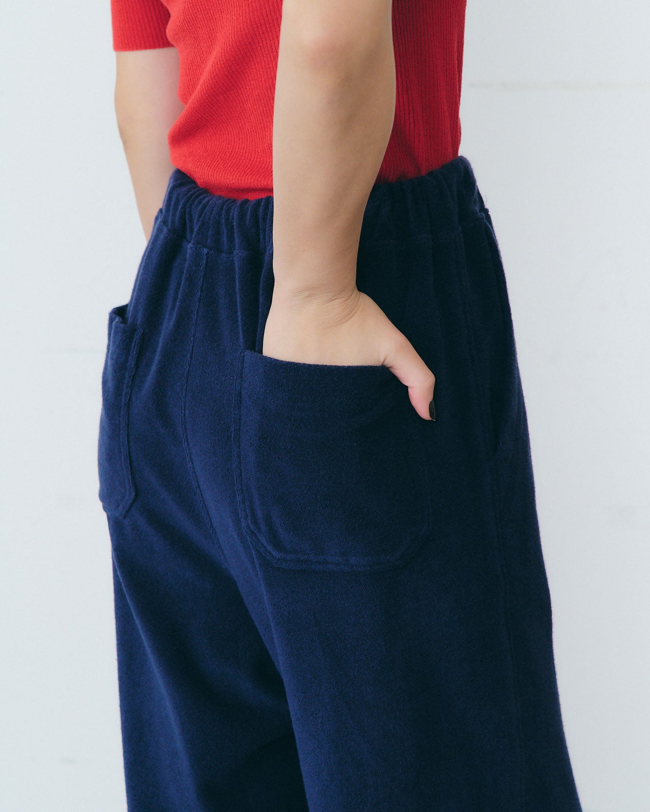 PILE JERSEY PANTS
