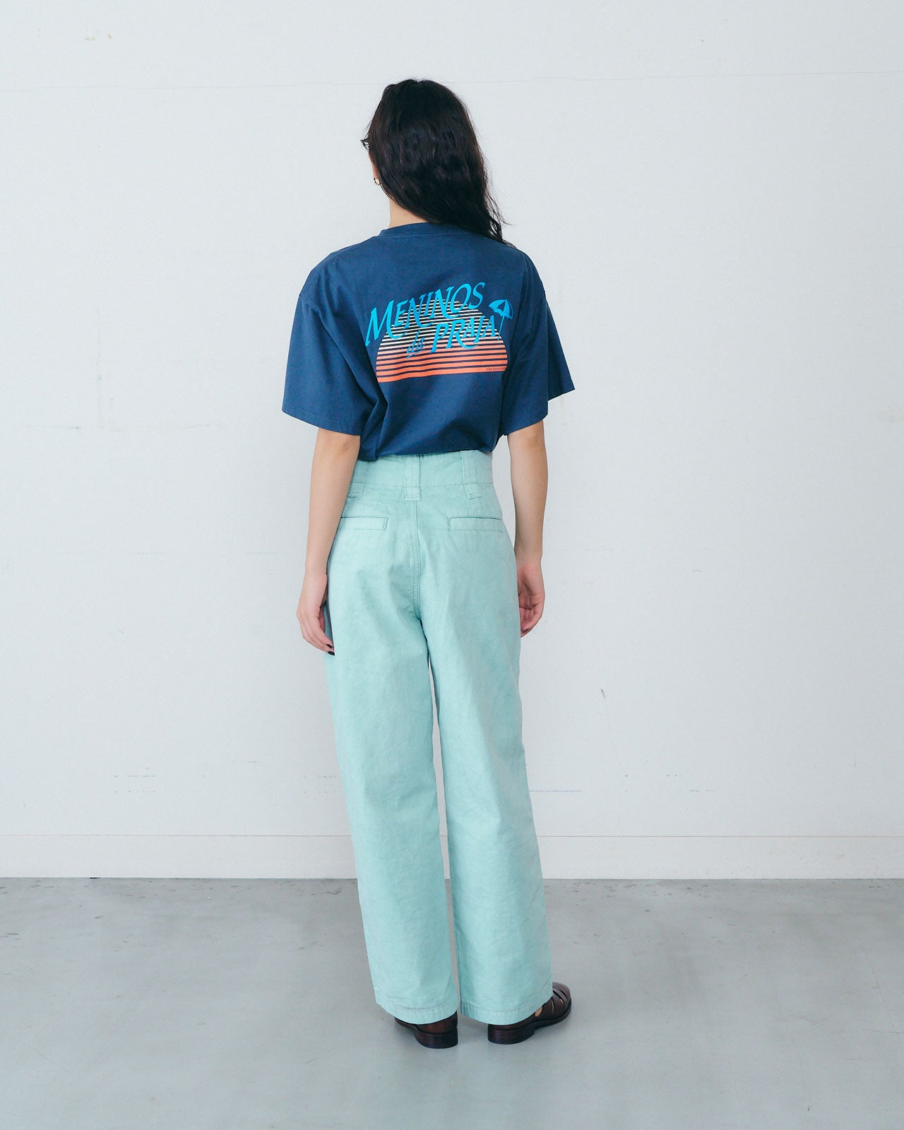 GARMENT DYE TAPERED PANTS
