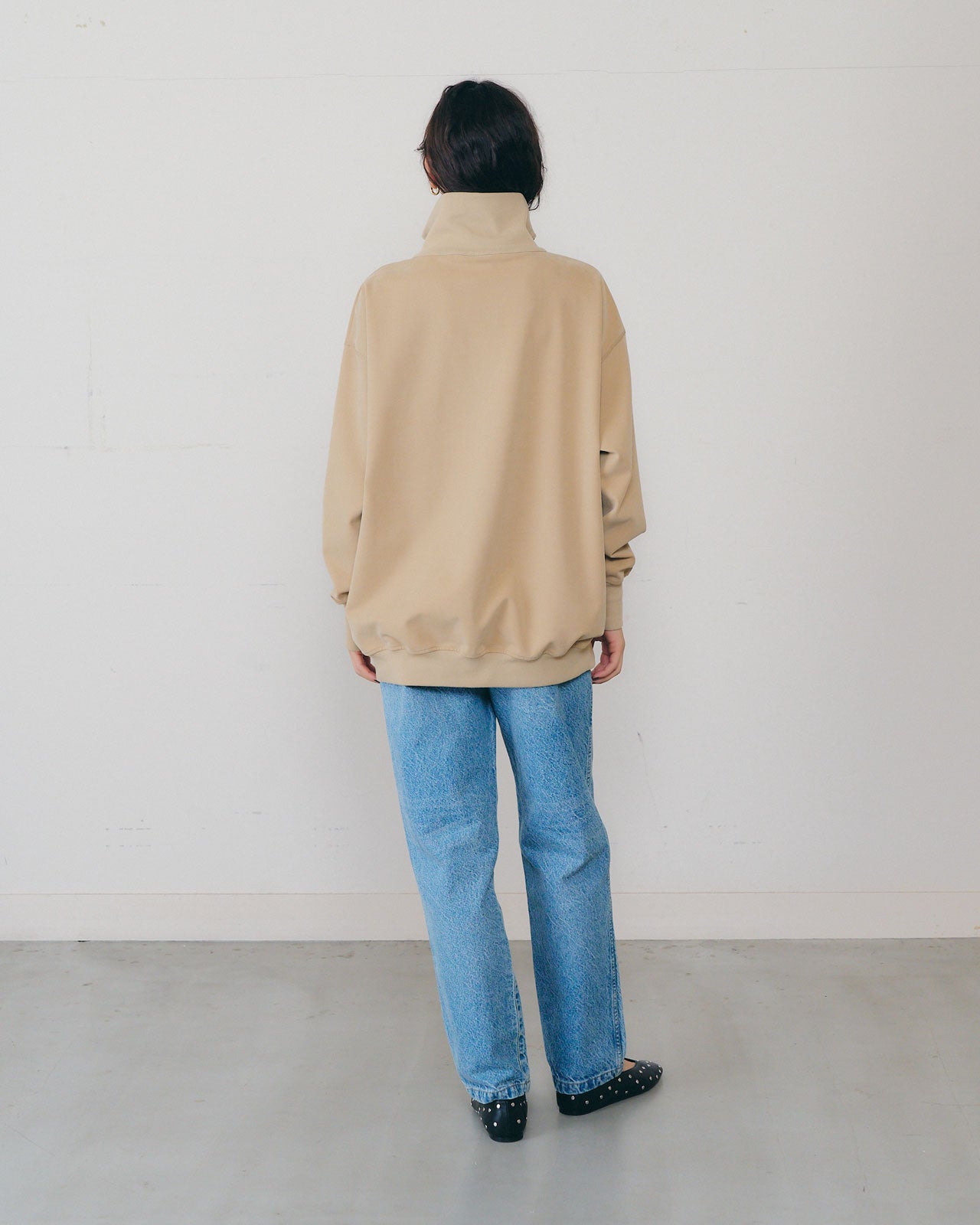 FIBRIL TWILL HALF ZIP