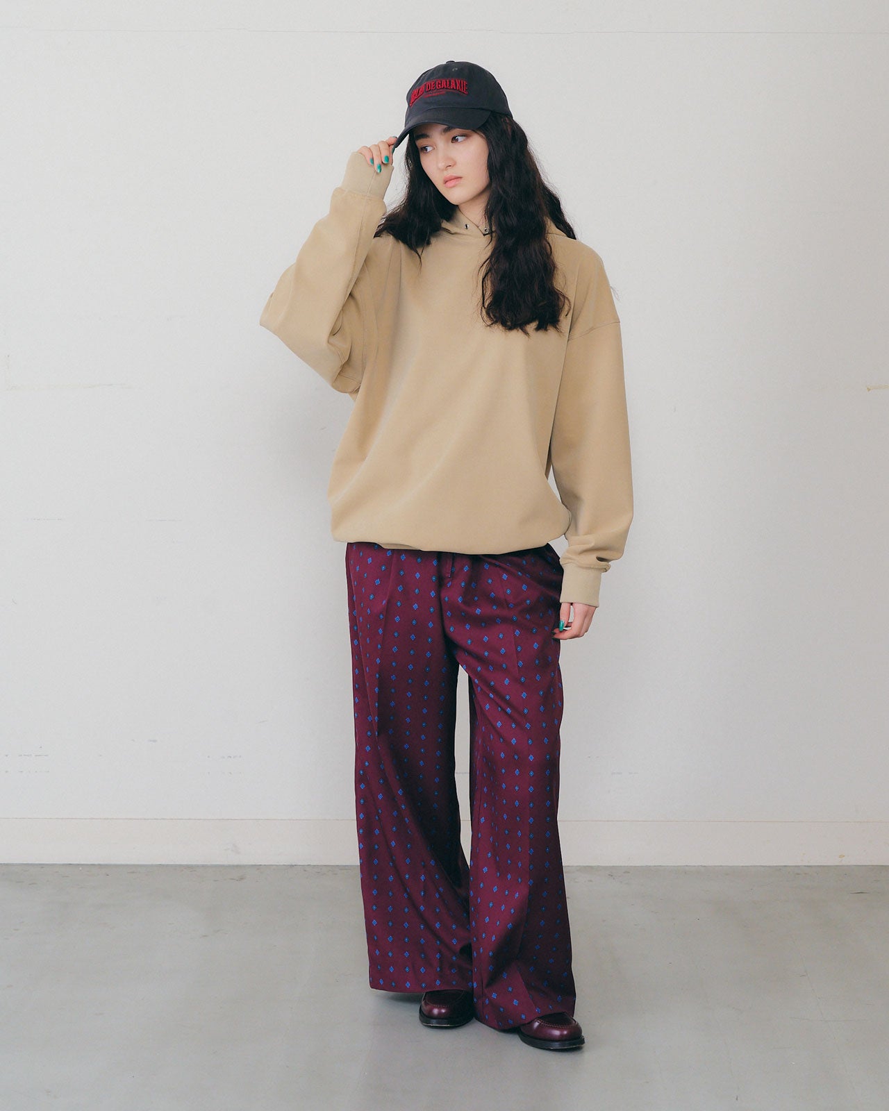 FIBRIL TWILL JERSEY HOODIE