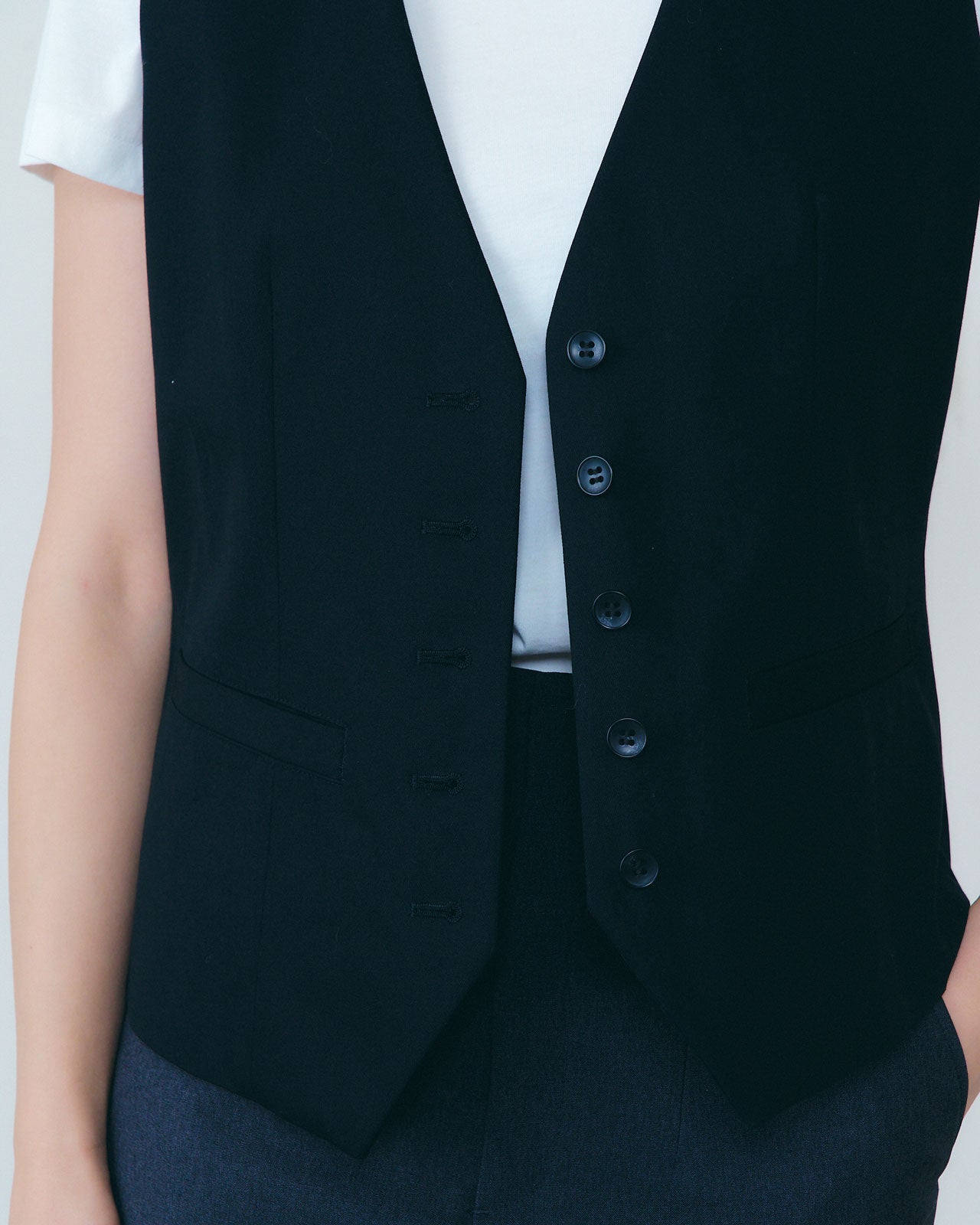 SUMMER GABARDINE GILET