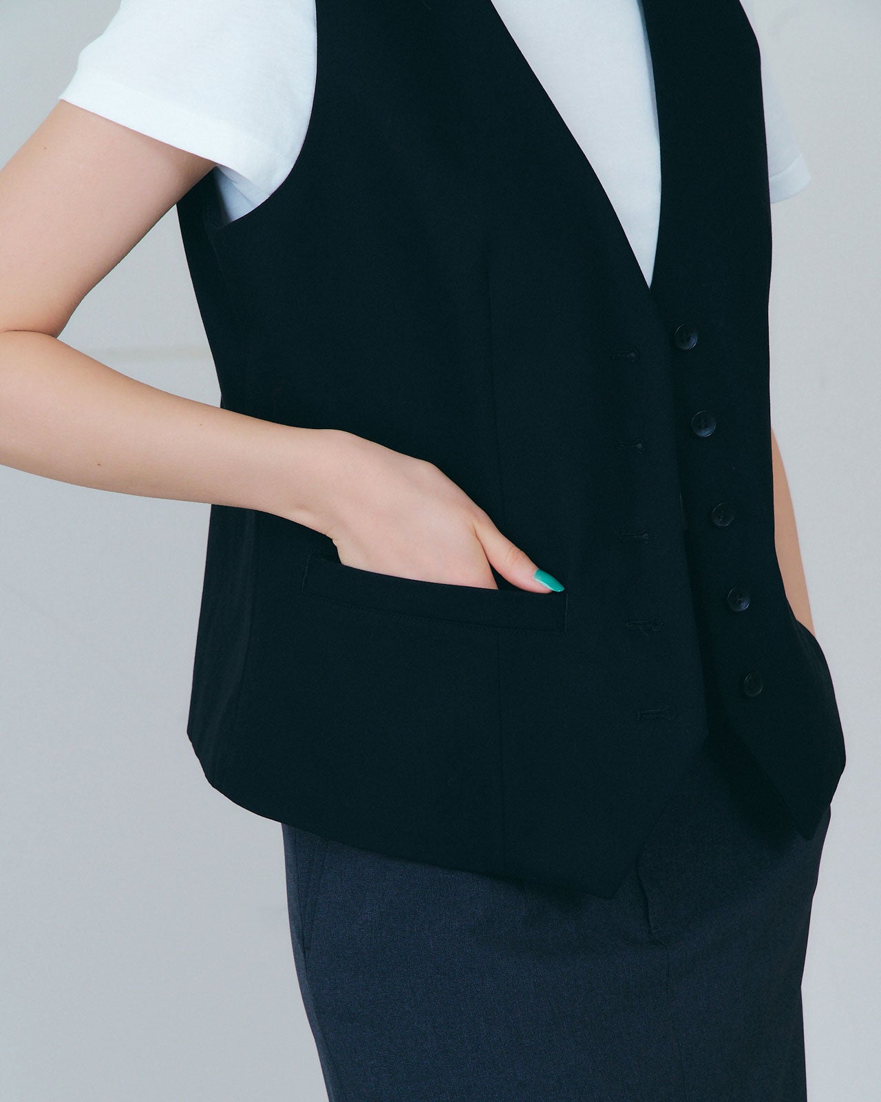 SUMMER GABARDINE GILET