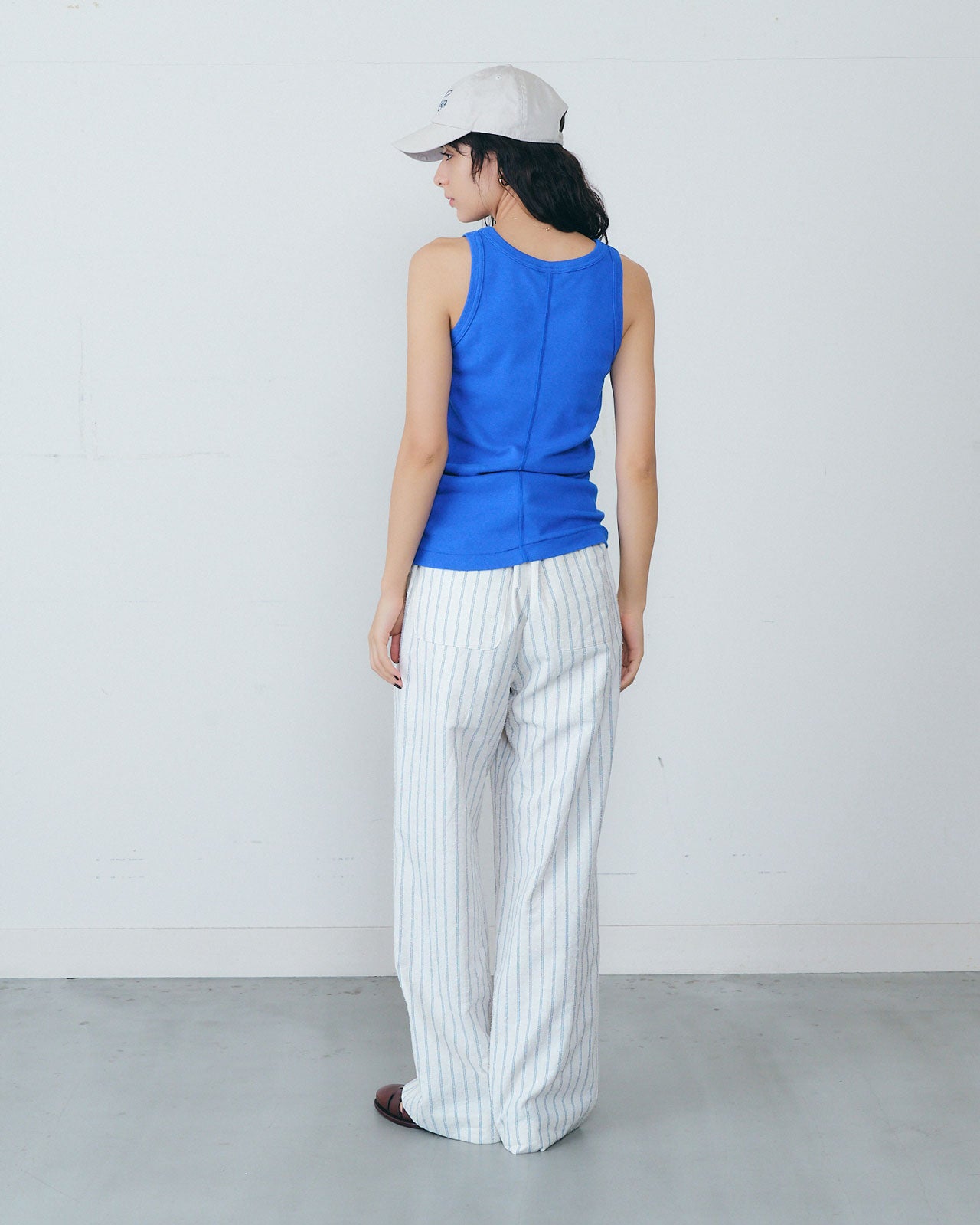 CIRCULAR RIB TANKTOP