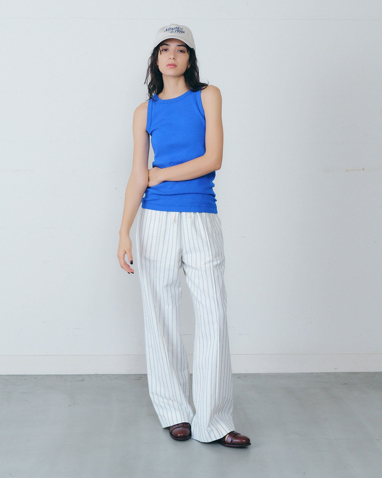 CIRCULAR RIB TANKTOP