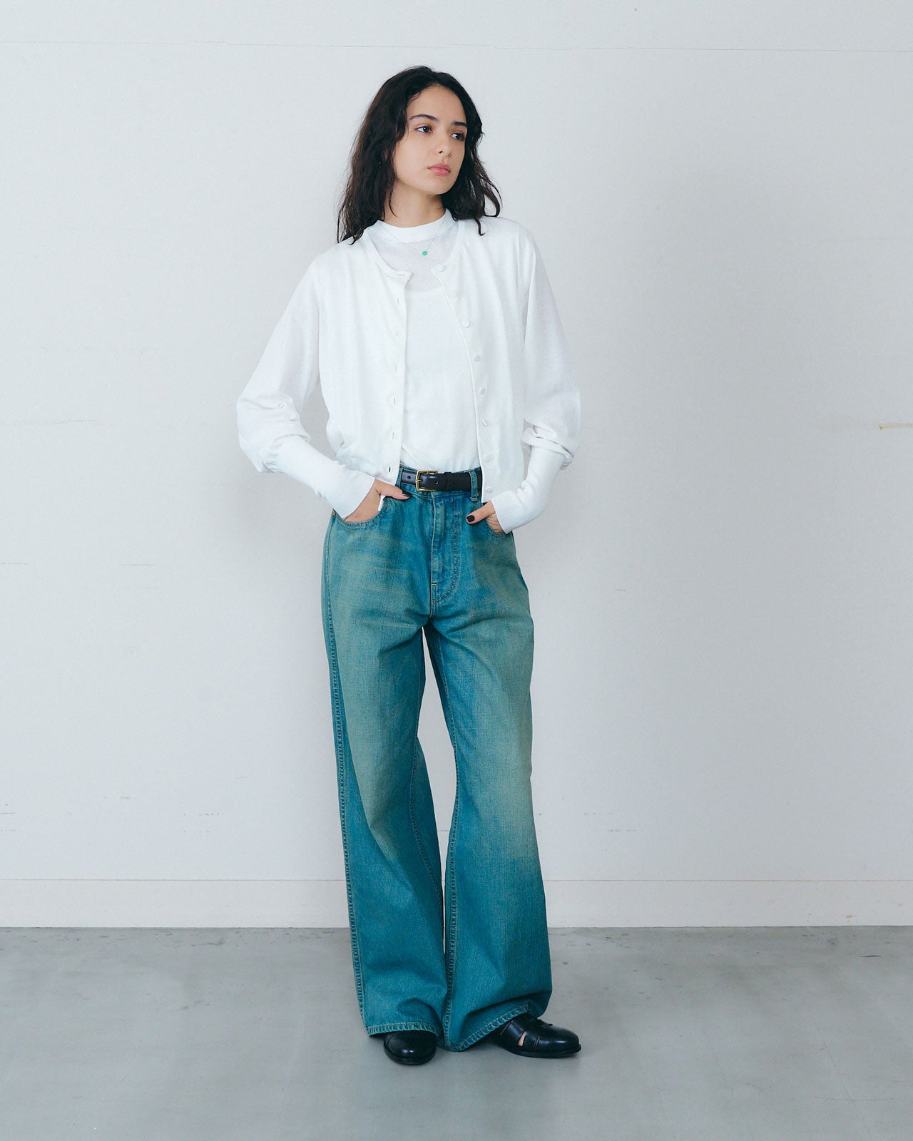 ICE COTTON KNIT SLEEVELESS TOP