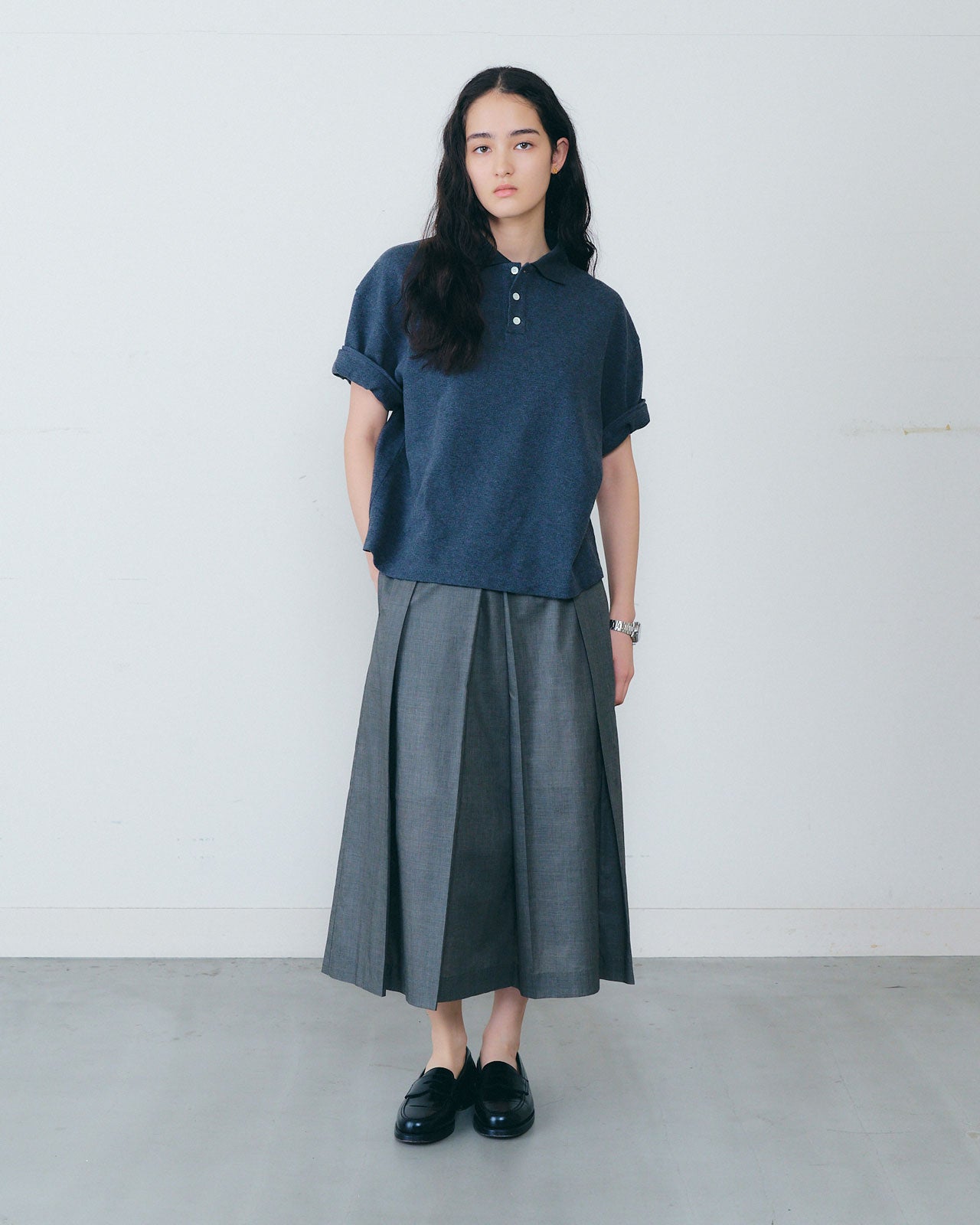 BOX PLEATS SKIRT
