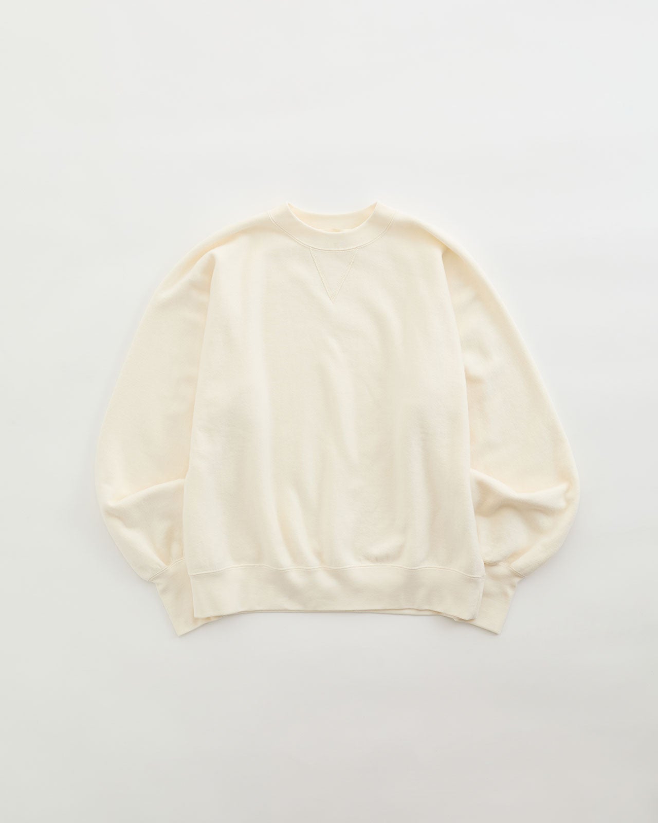 【新色CAMEL】COTTON WOOL SWEATSHIRT