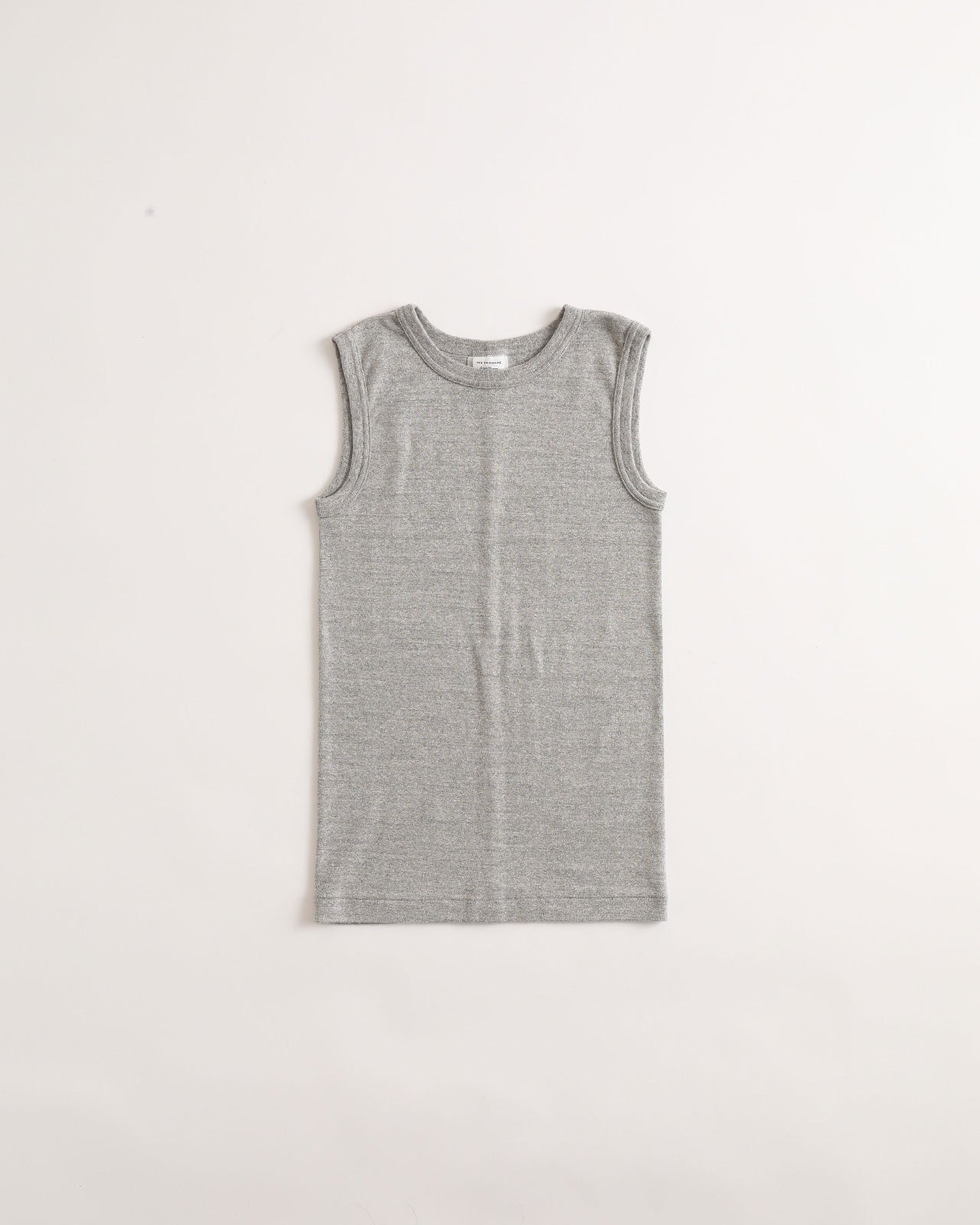 CIRCULAR RIB SLEEVELESS