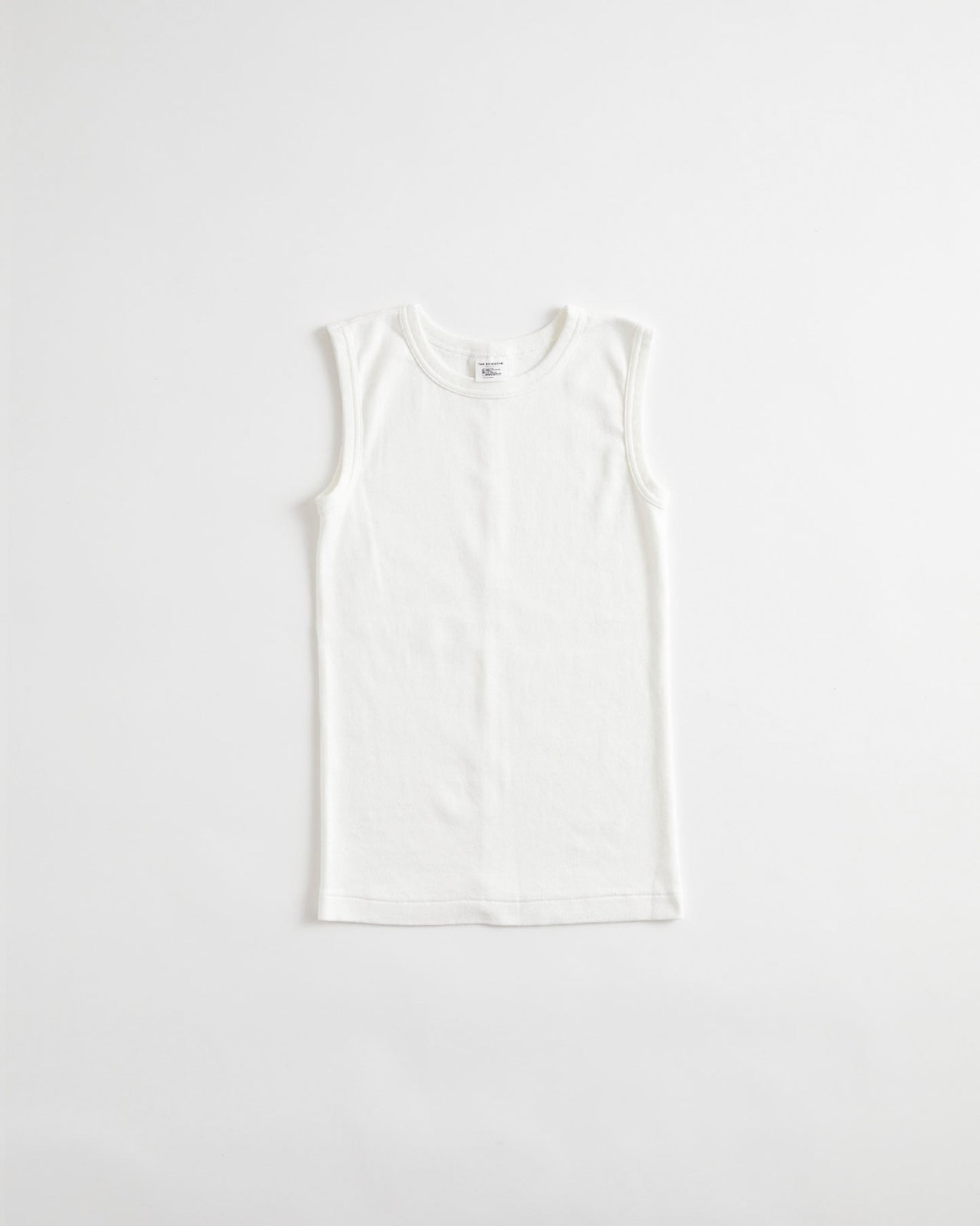 CIRCULAR RIB SLEEVELESS