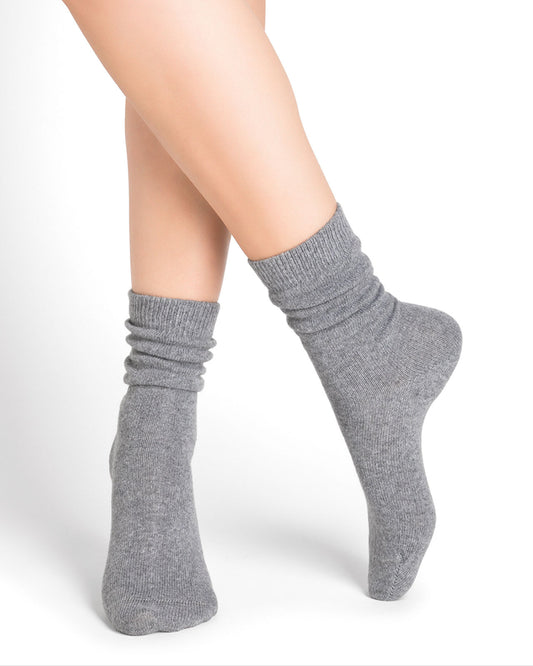 BLEUFORET SOLID COLORS CASHMERE SOCKS