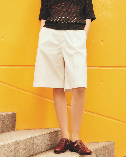 SUMMER GABARDINE HALF PANTS