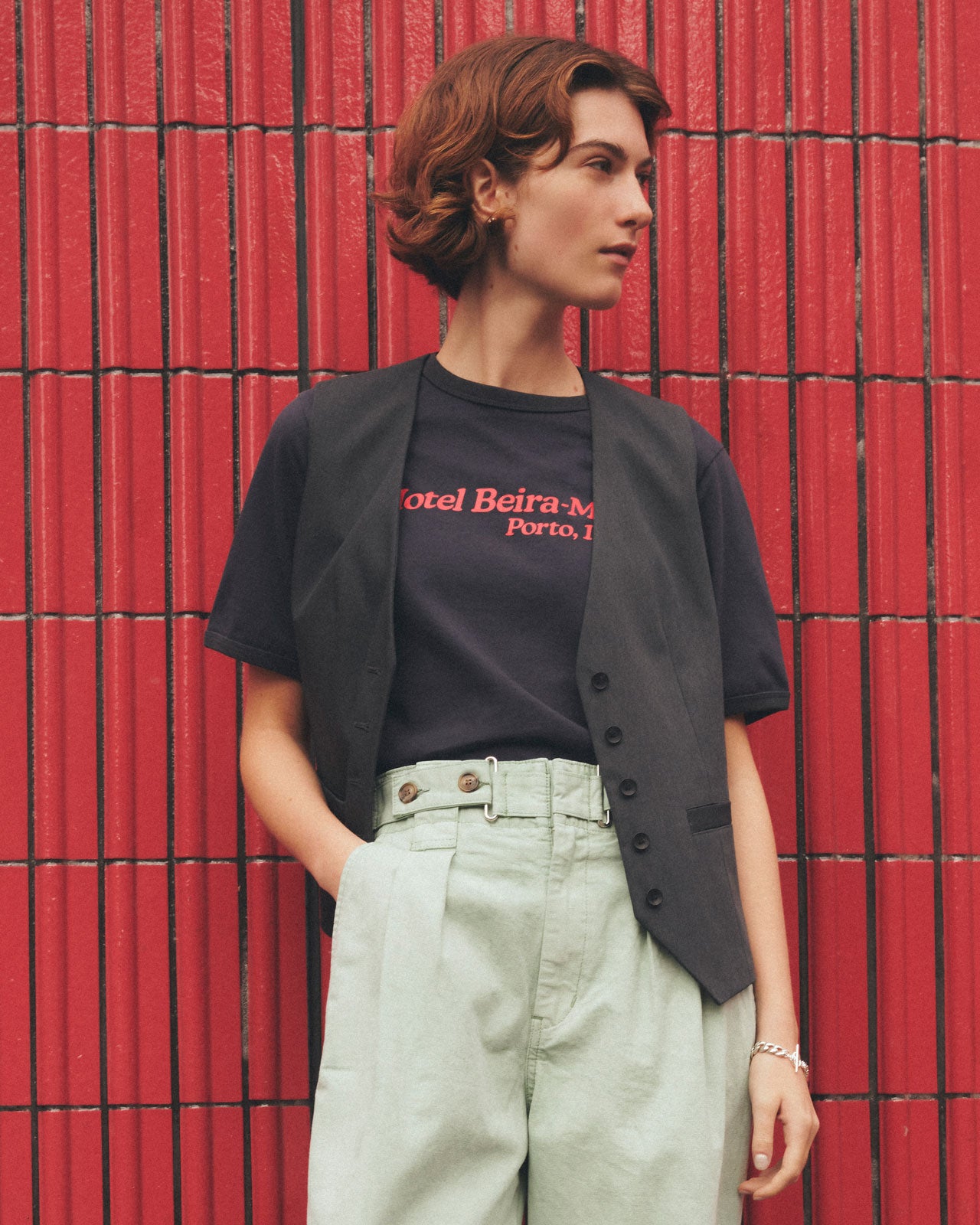 SUMMER GABARDINE GILET